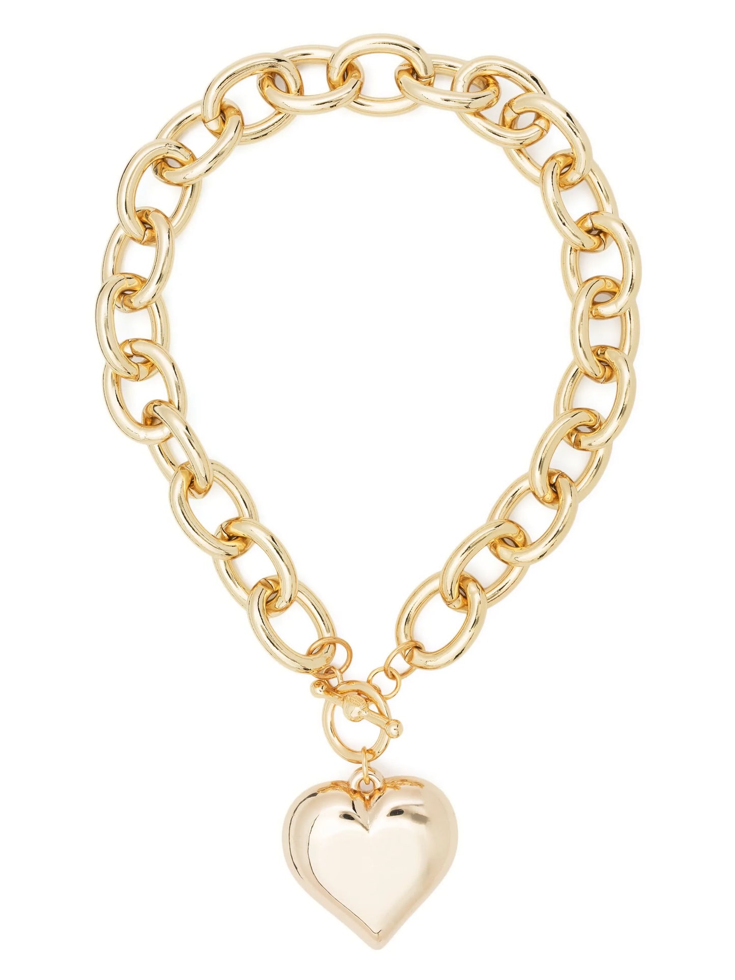 heart-pendant chain necklace