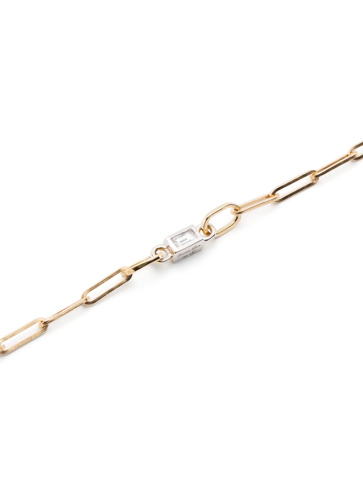 18kt yellow and white gold Rivière diamond bracelet