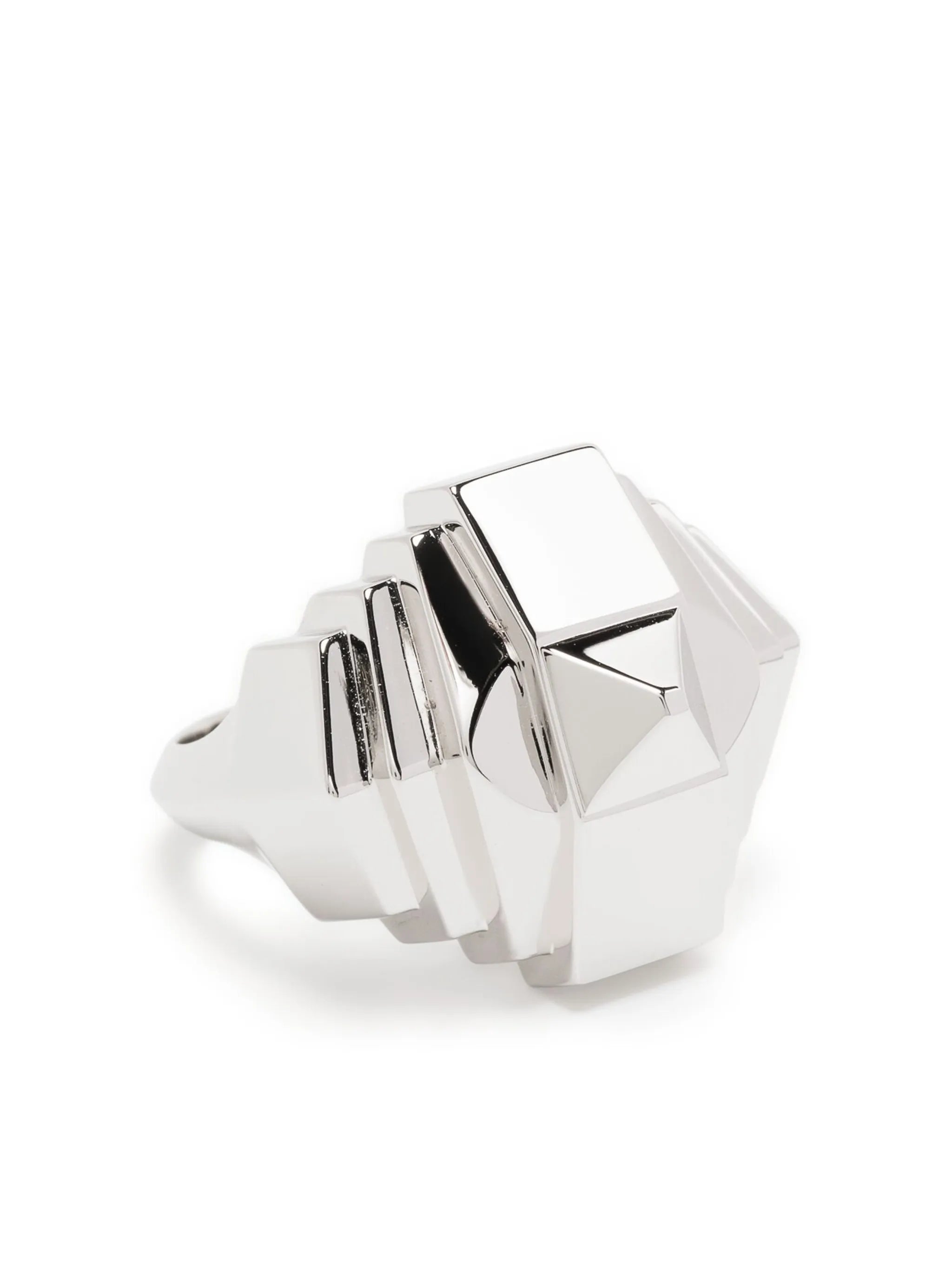 Rockaway Pyramid sterling silver ring