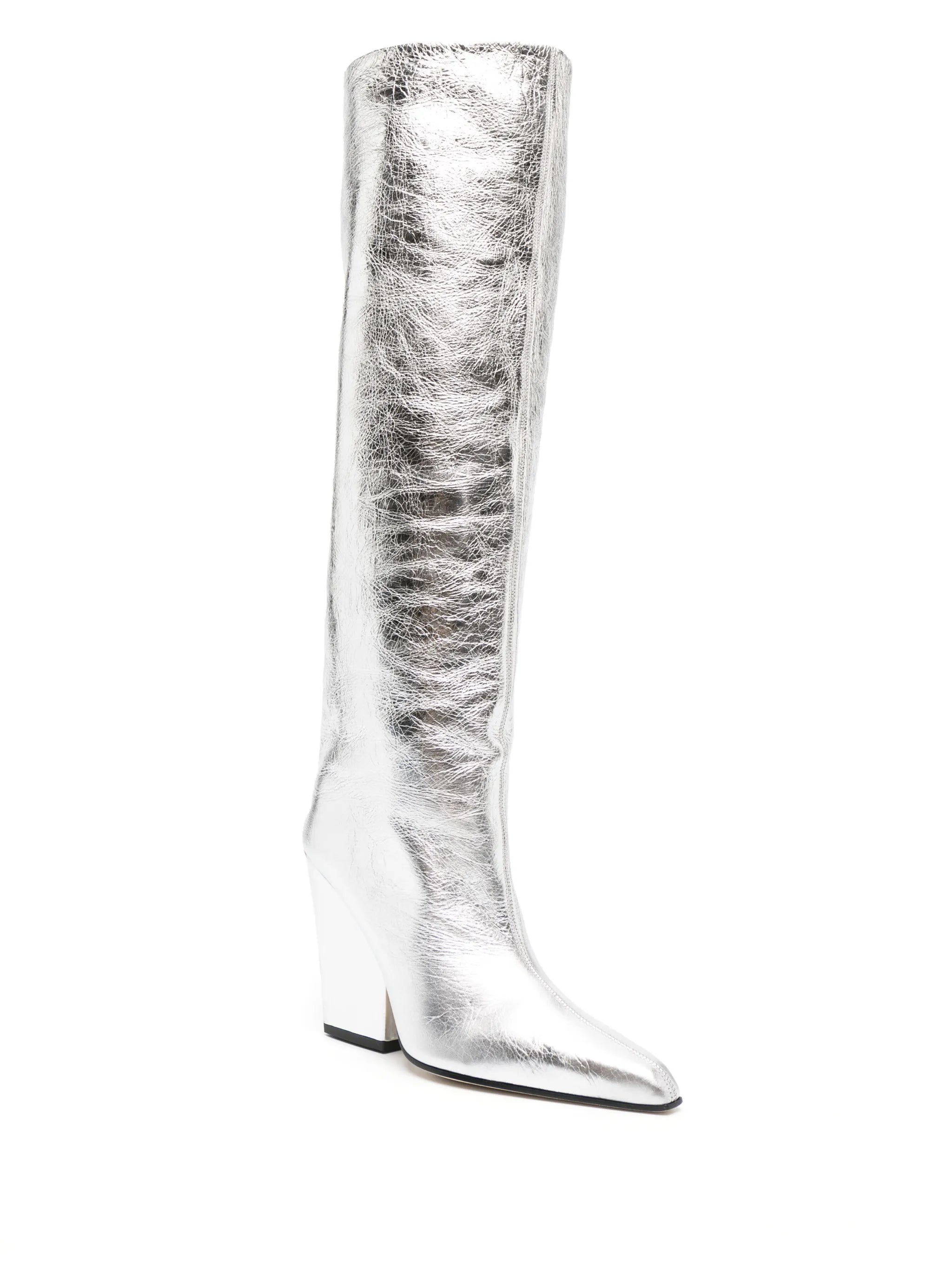 Jane 100mm leather knee-high boots