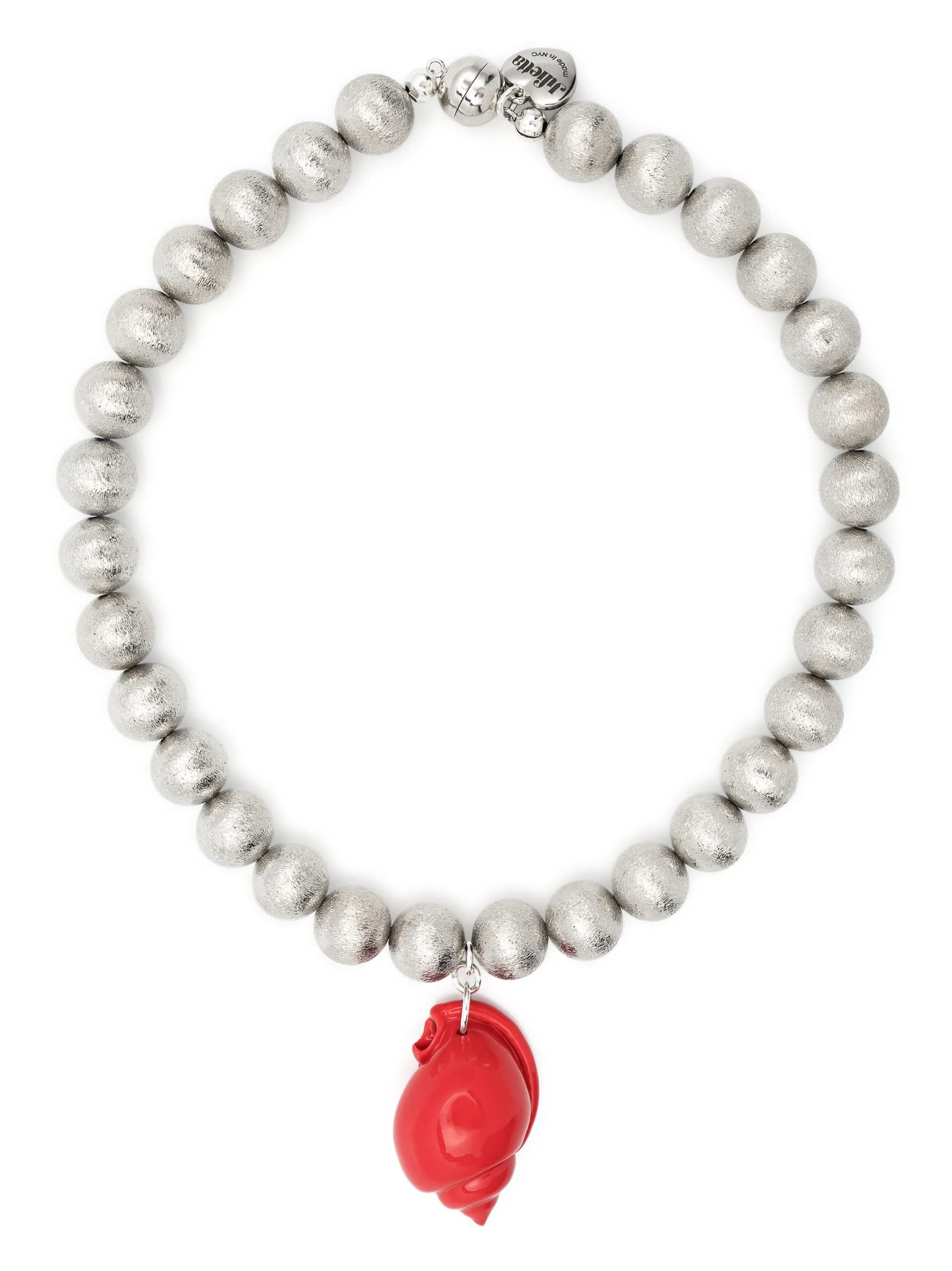 Aruba beaded shell-pendant necklace