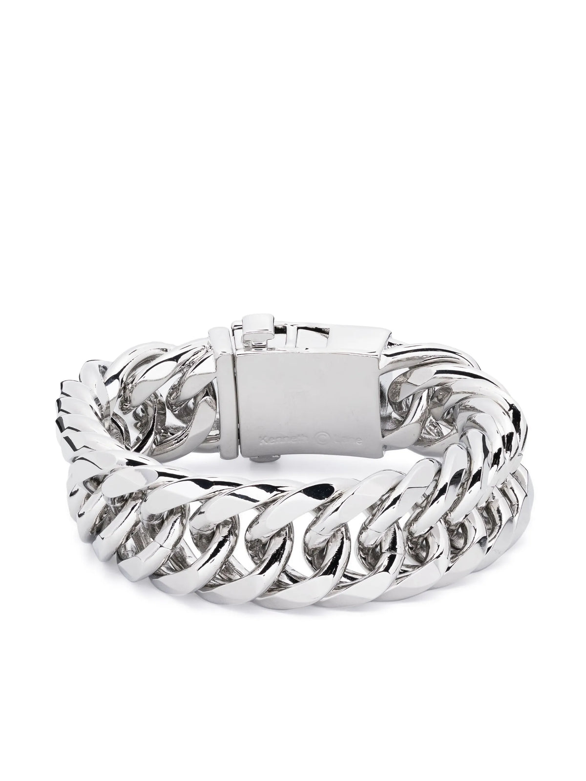 chunky curb-chain bracelet
