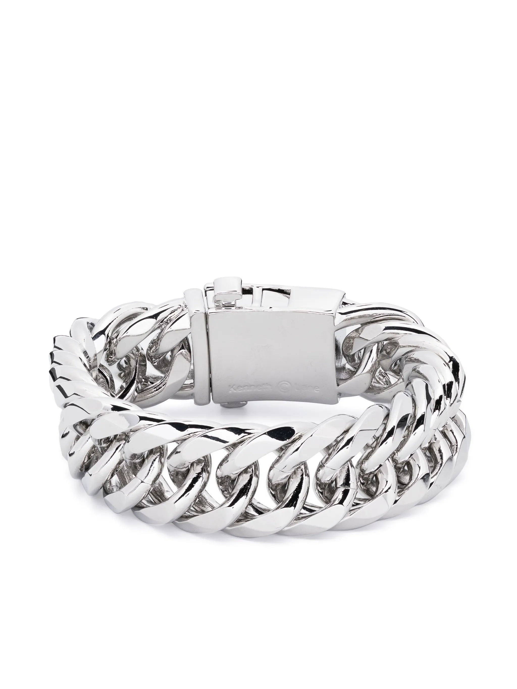 chunky curb-chain bracelet