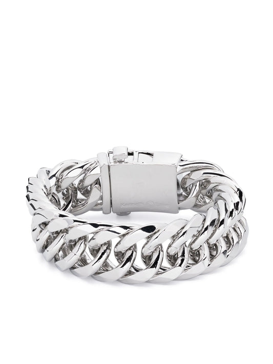 chunky curb-chain bracelet