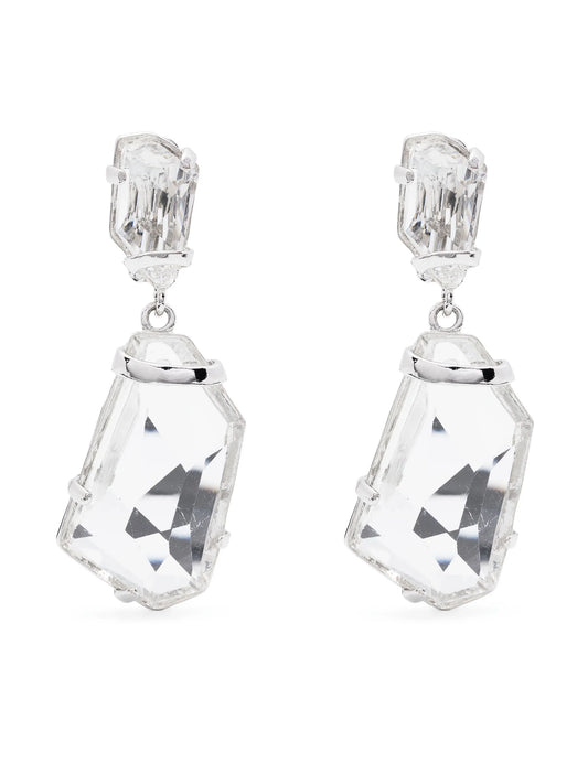 Fancy crystal drop earrings