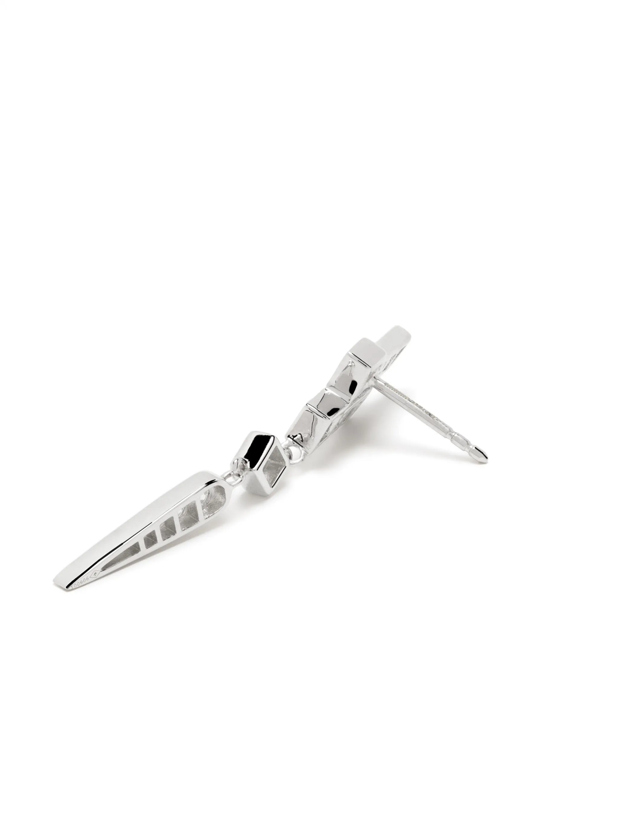 Stairway Wings diamond earring