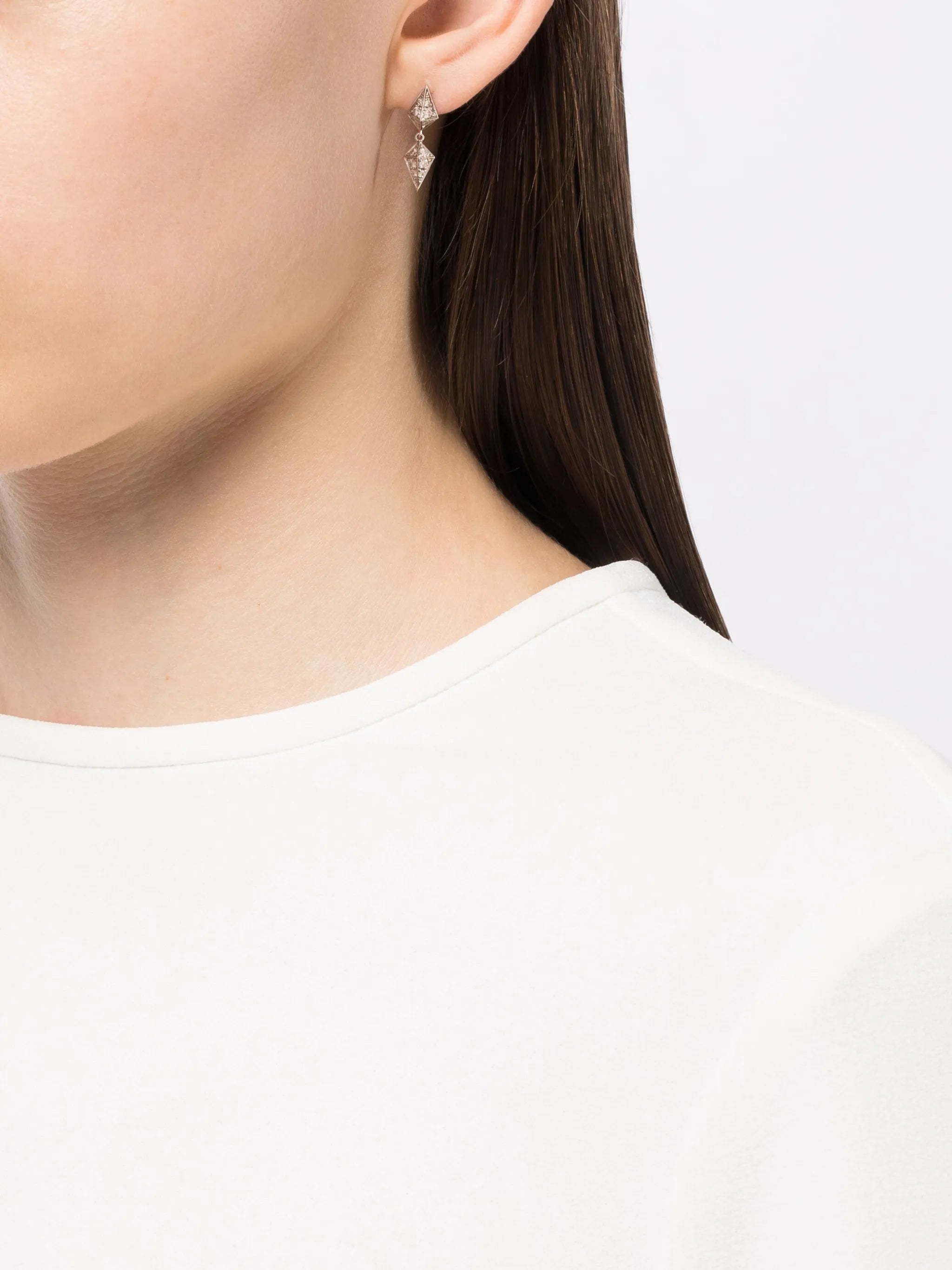 Rockaway diamond single earring