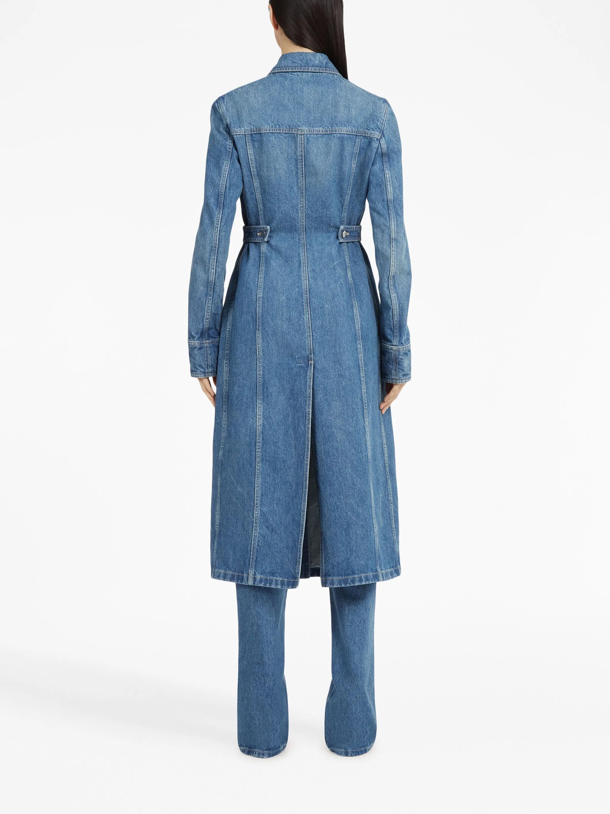 two-pocket denim dress