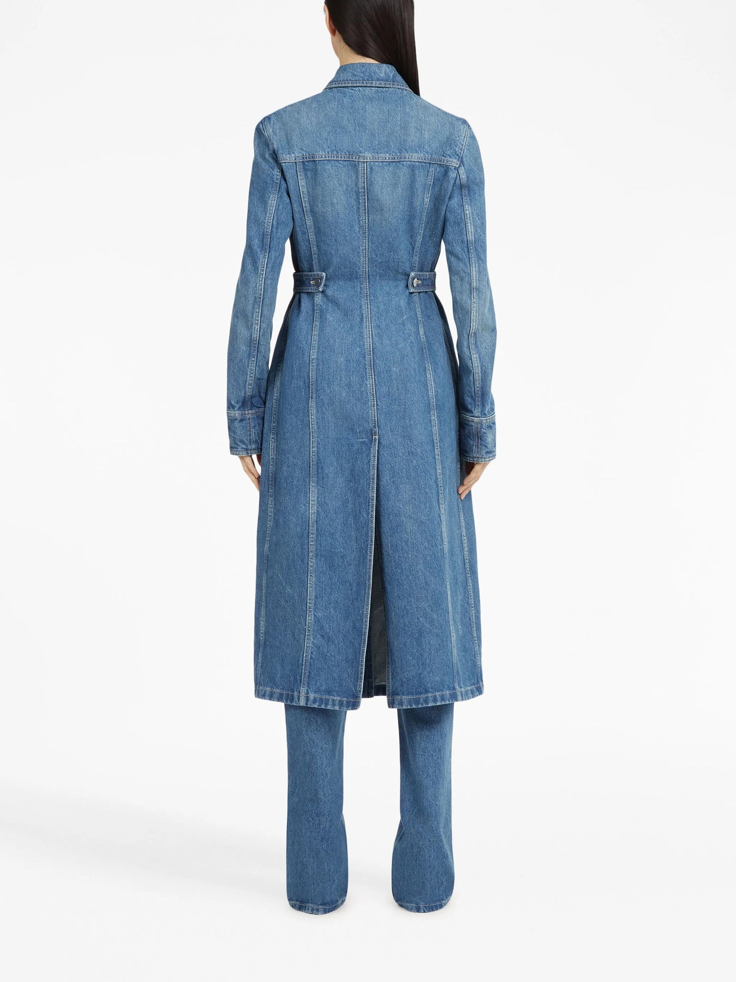 two-pocket denim dress