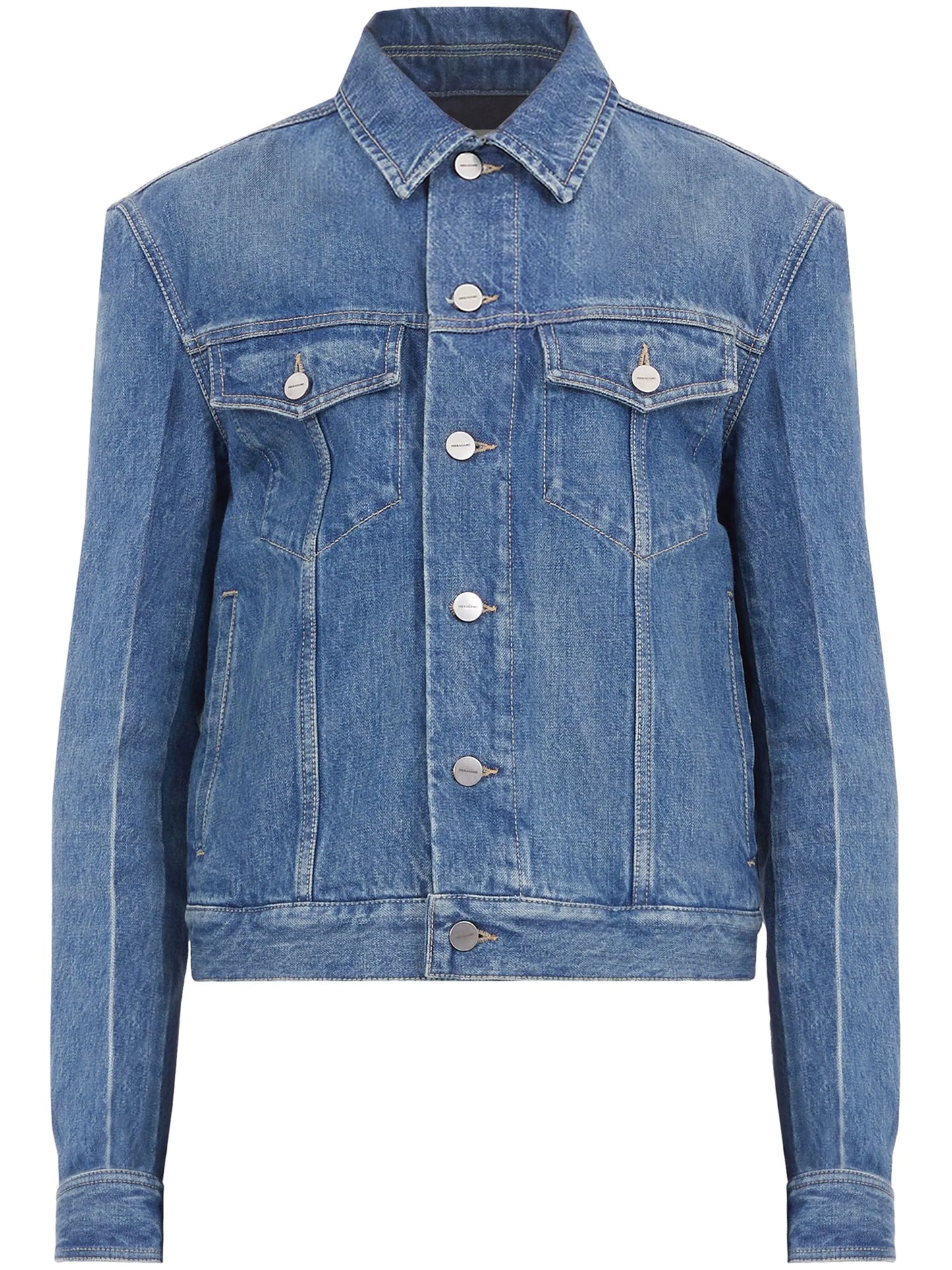 logo-patch denim jacket