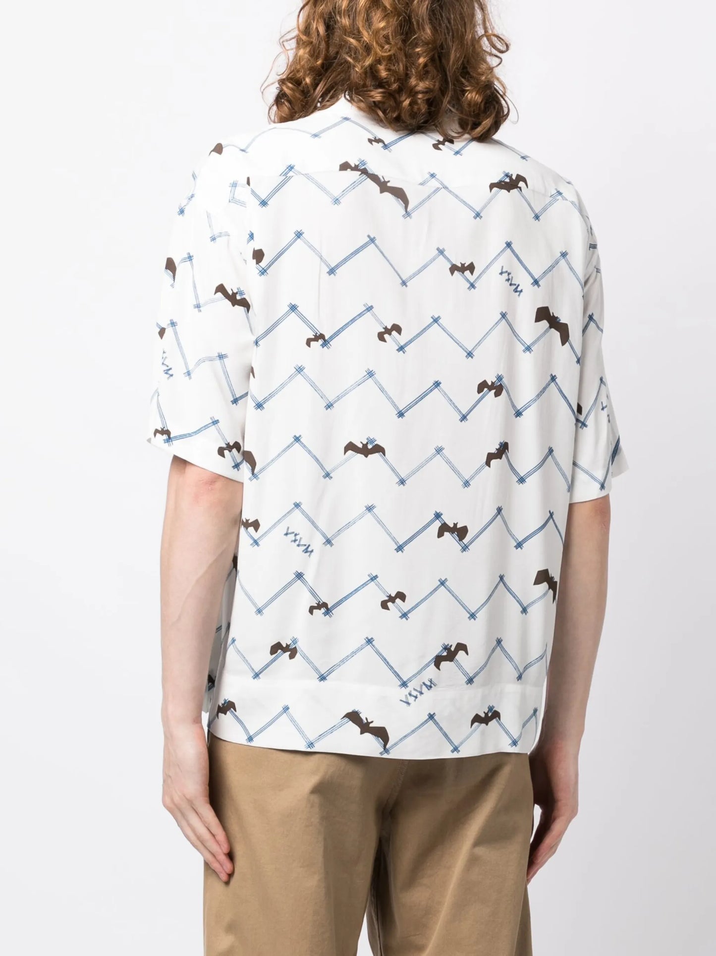 graphic-print short-sleeve shirt