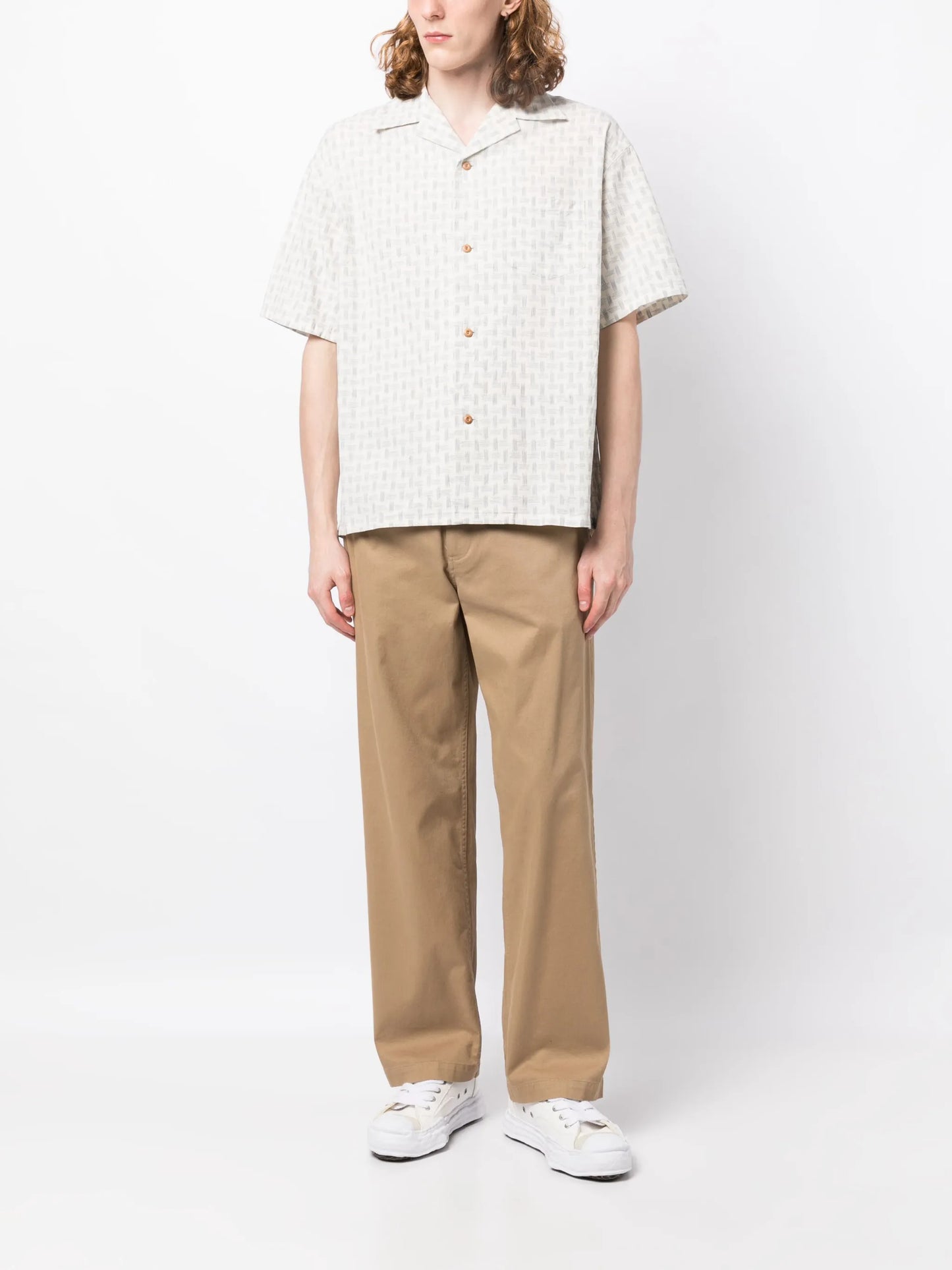 graphic-print short-sleeve shirt