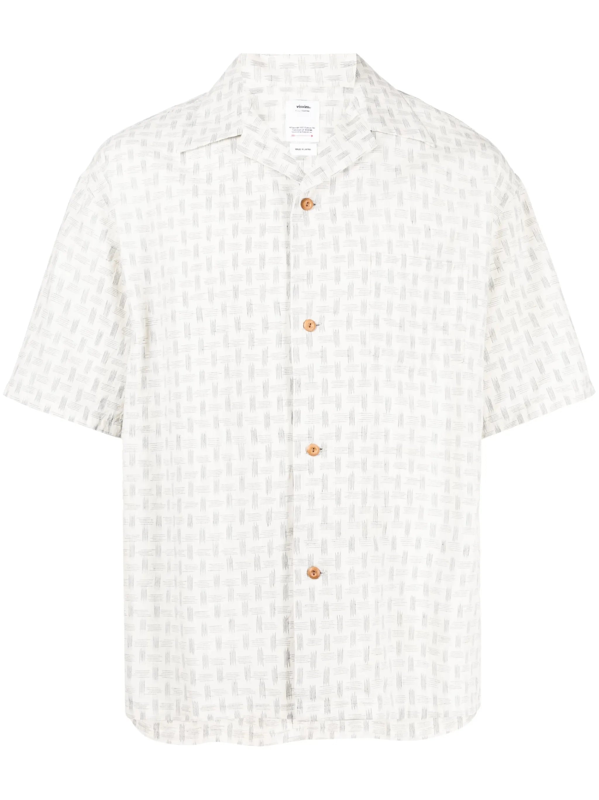 graphic-print short-sleeve shirt