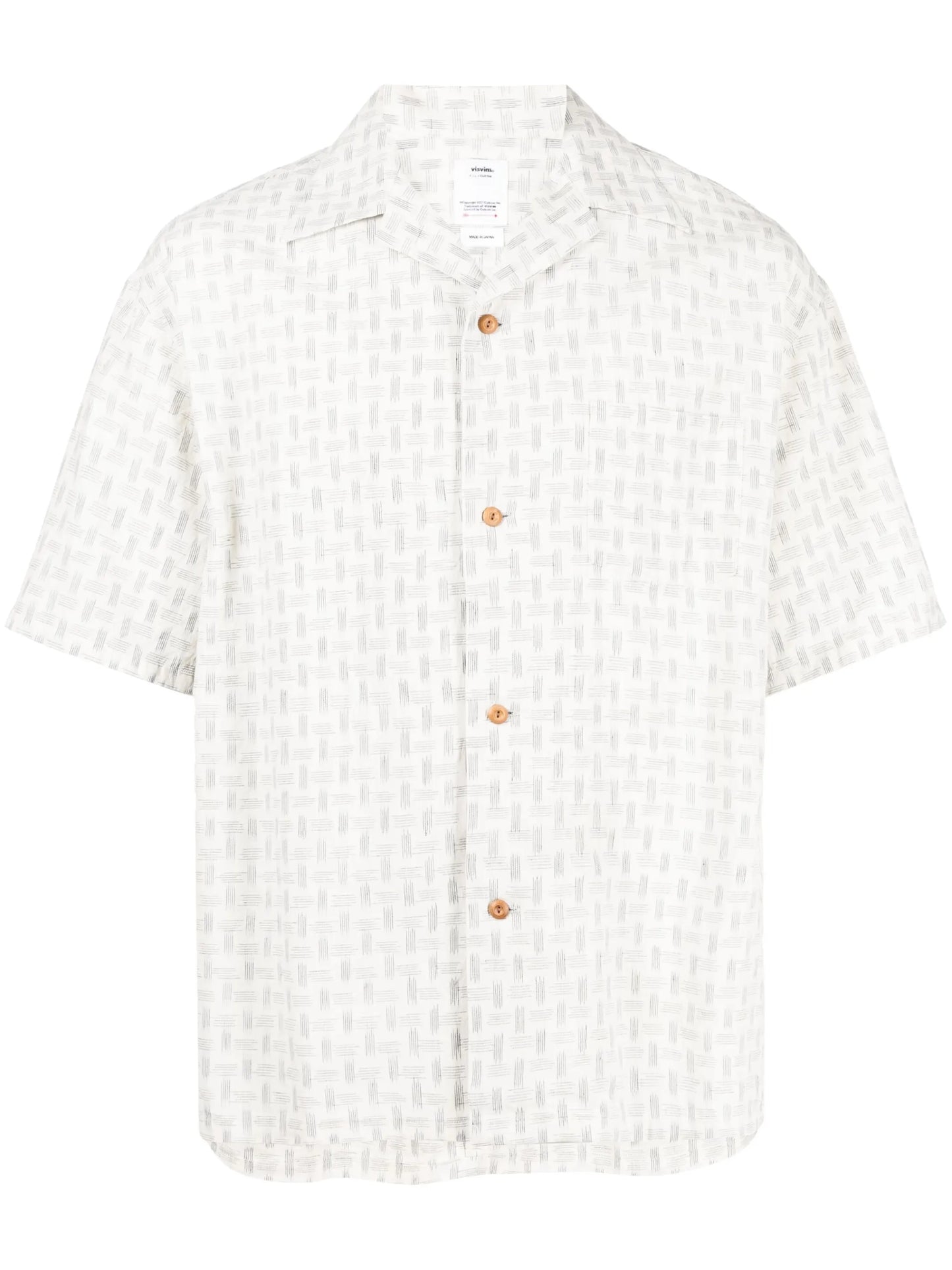 graphic-print short-sleeve shirt
