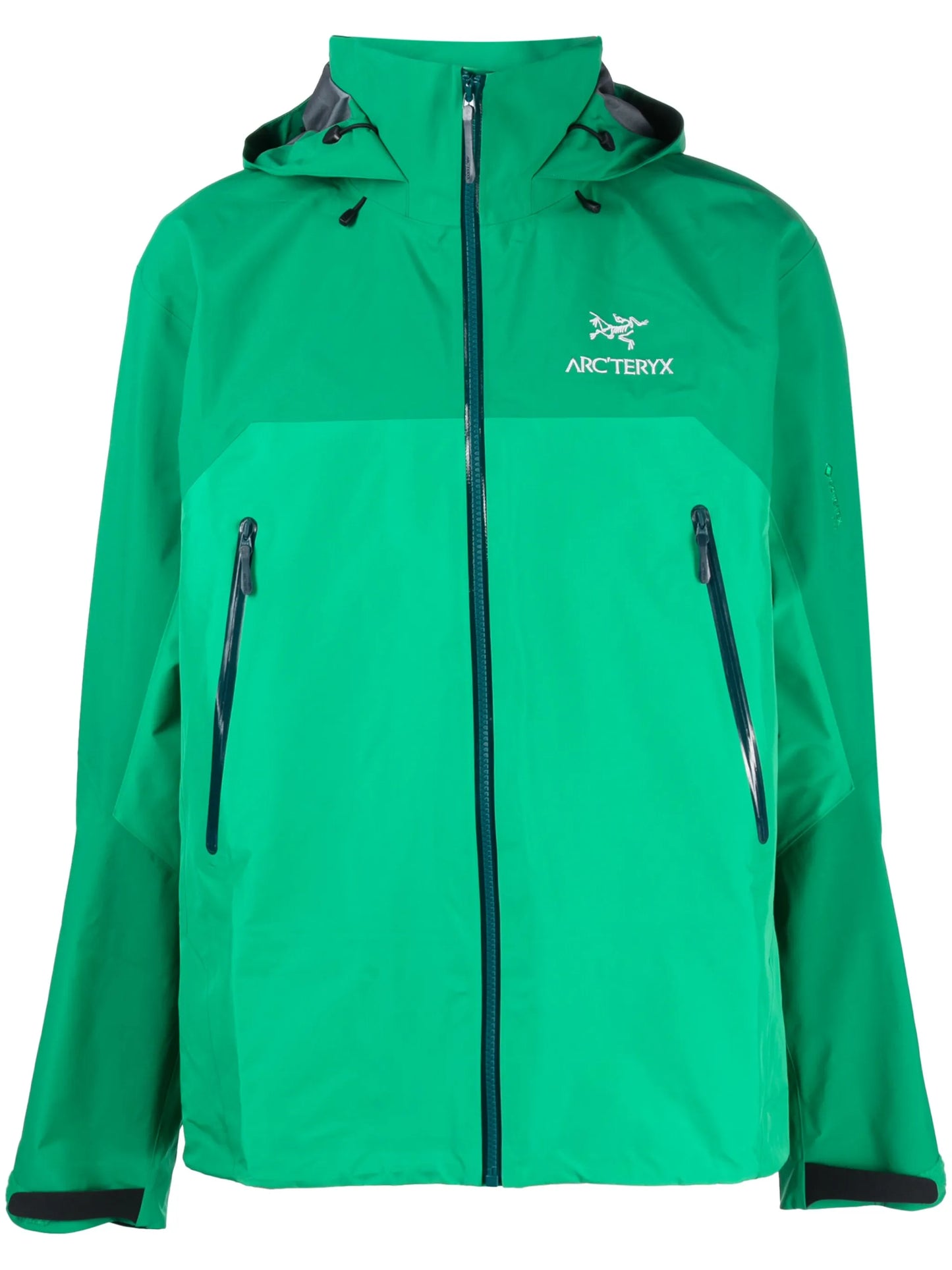 Beta logo-embroidered hooded jacket