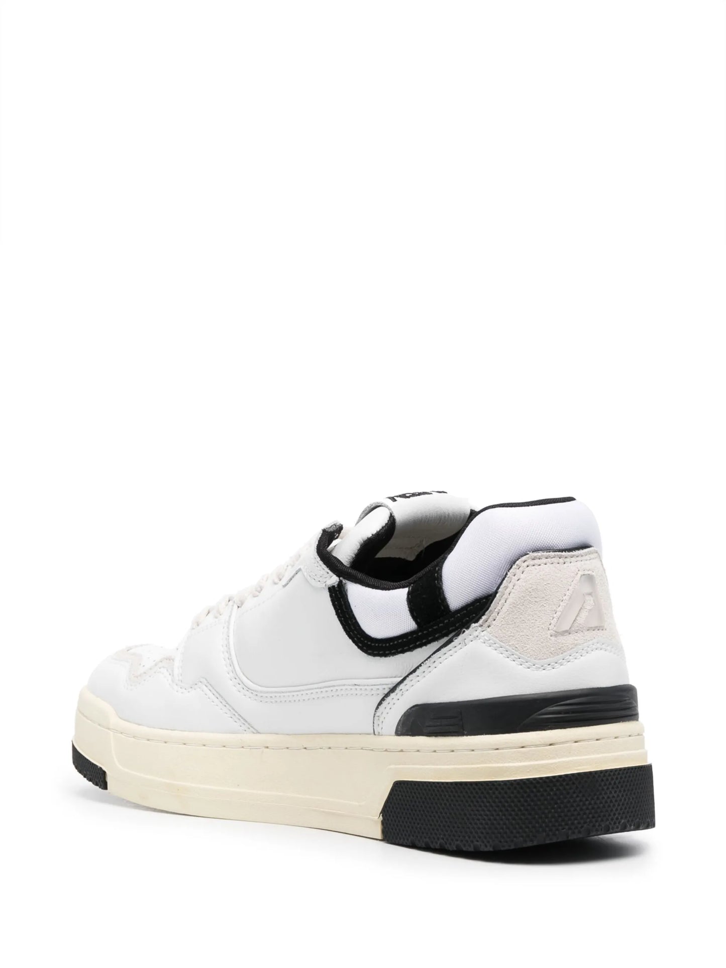 Action low-top leather sneakers