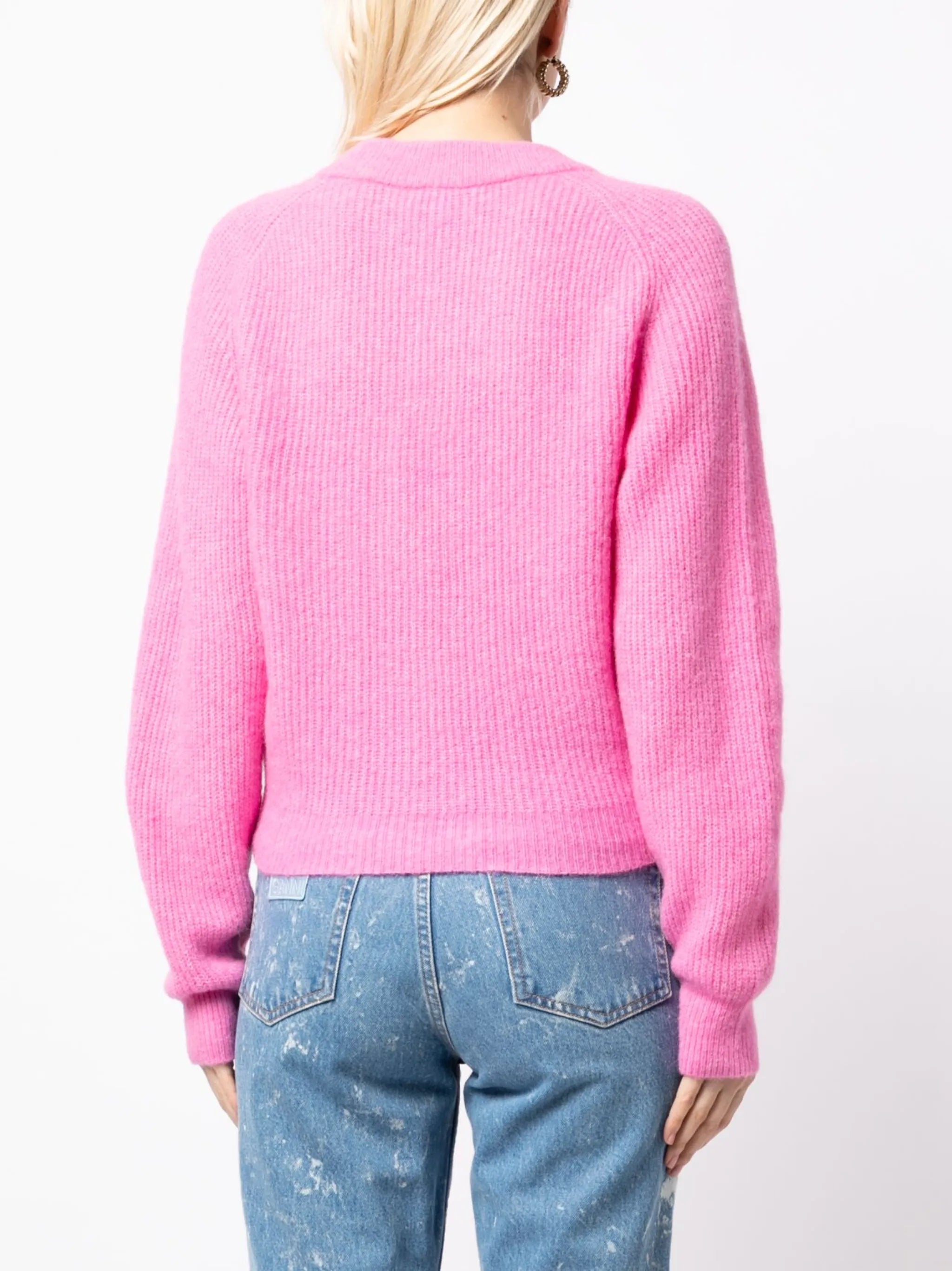 Butterfly-button cardigan