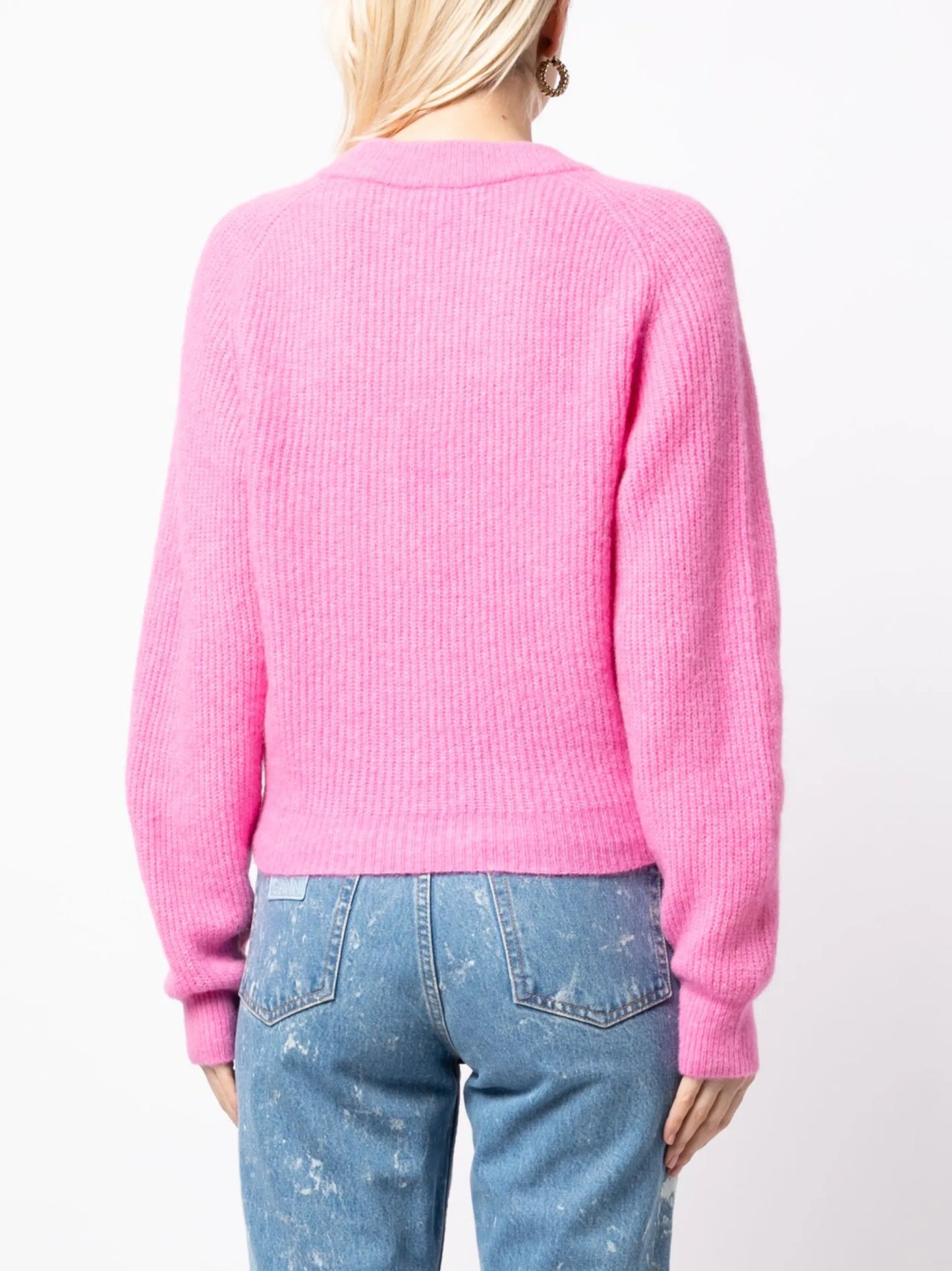 Butterfly-button cardigan