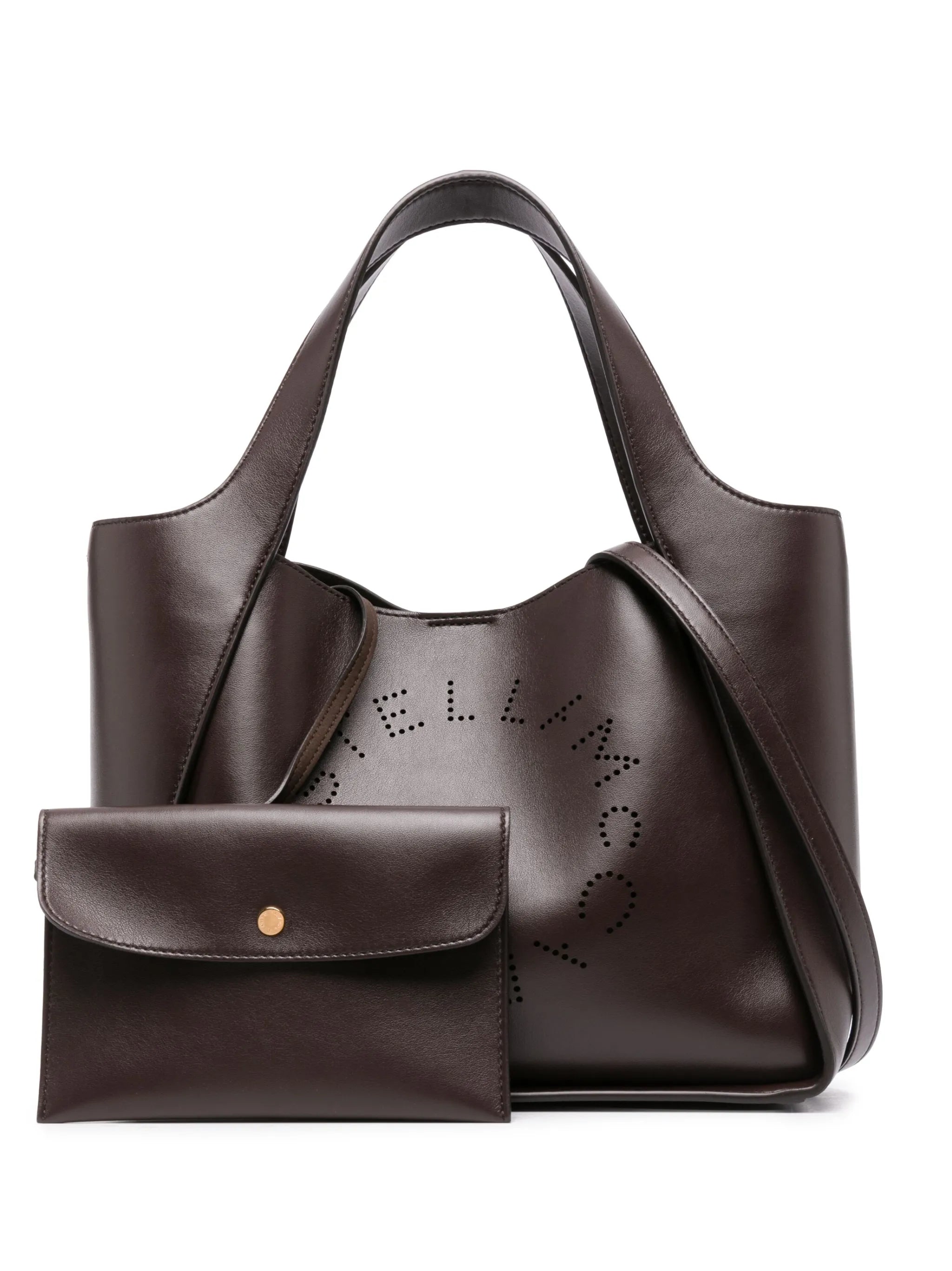 perforated-logo tote bag