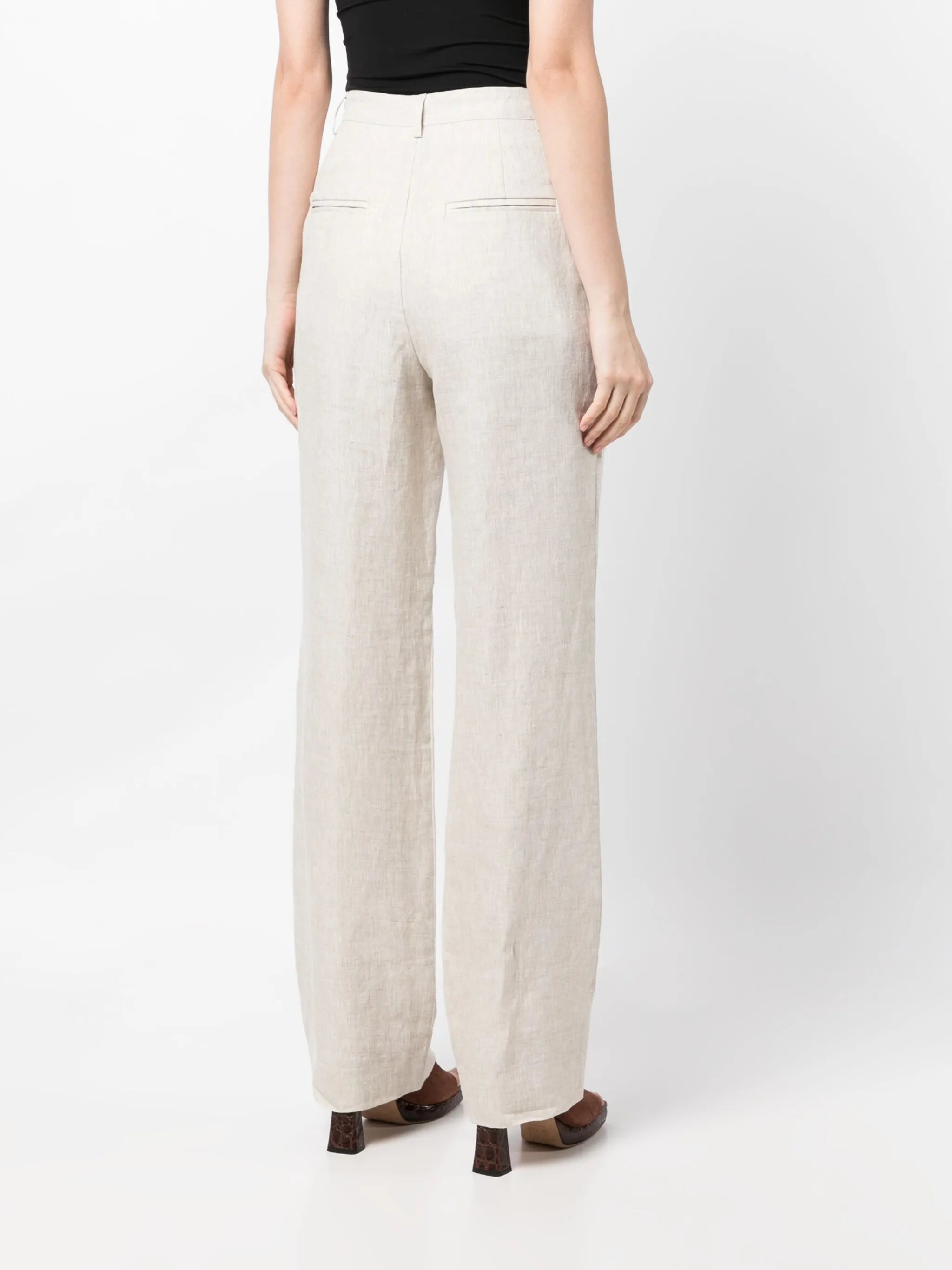 Mason wide-leg linen trousers