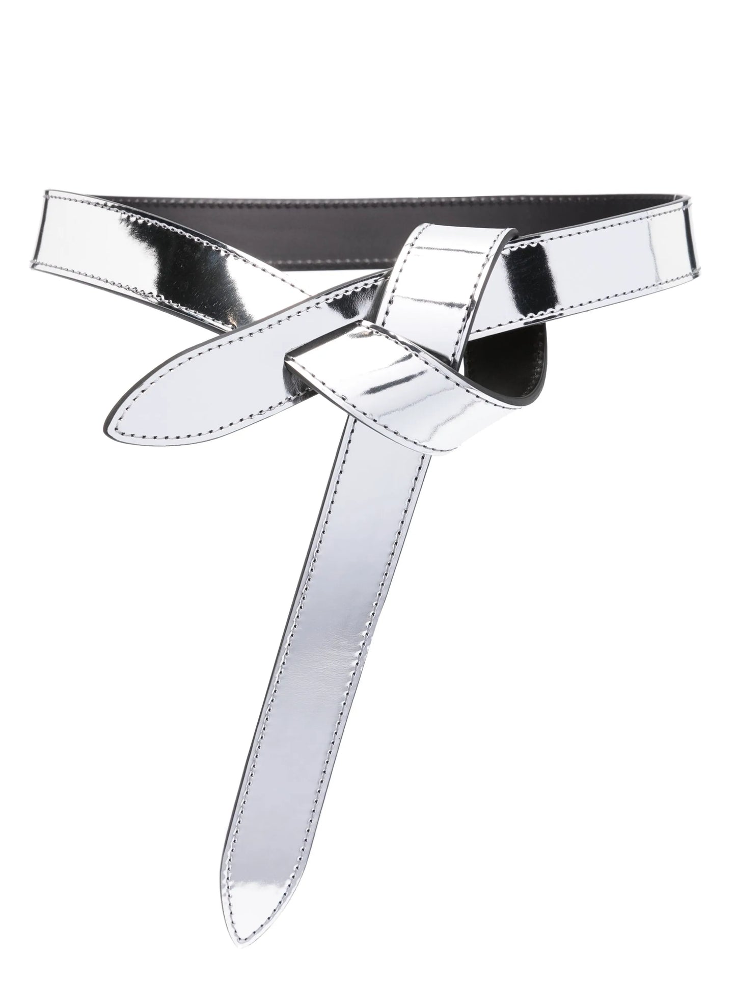 Lecce metallic-effect belt