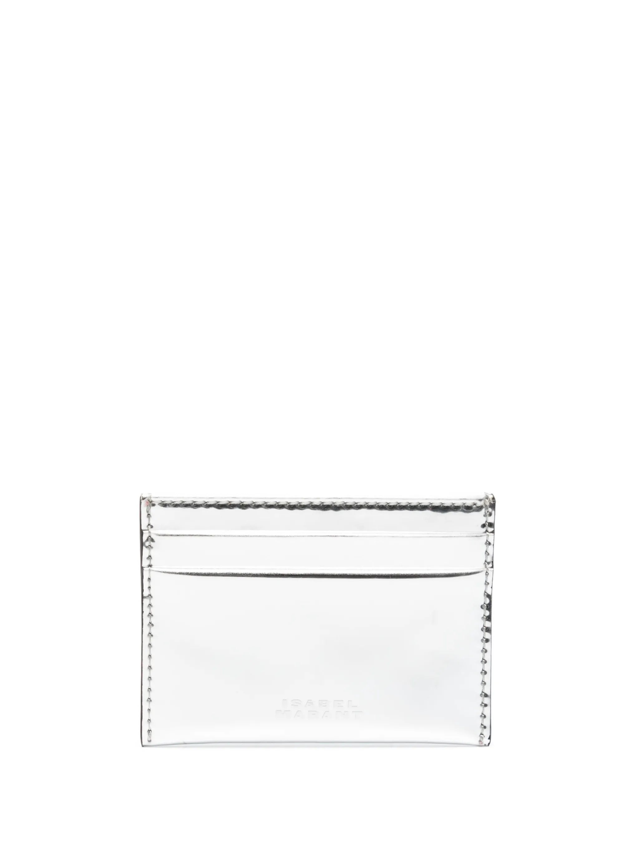 Chiba metallic-effect cardholder