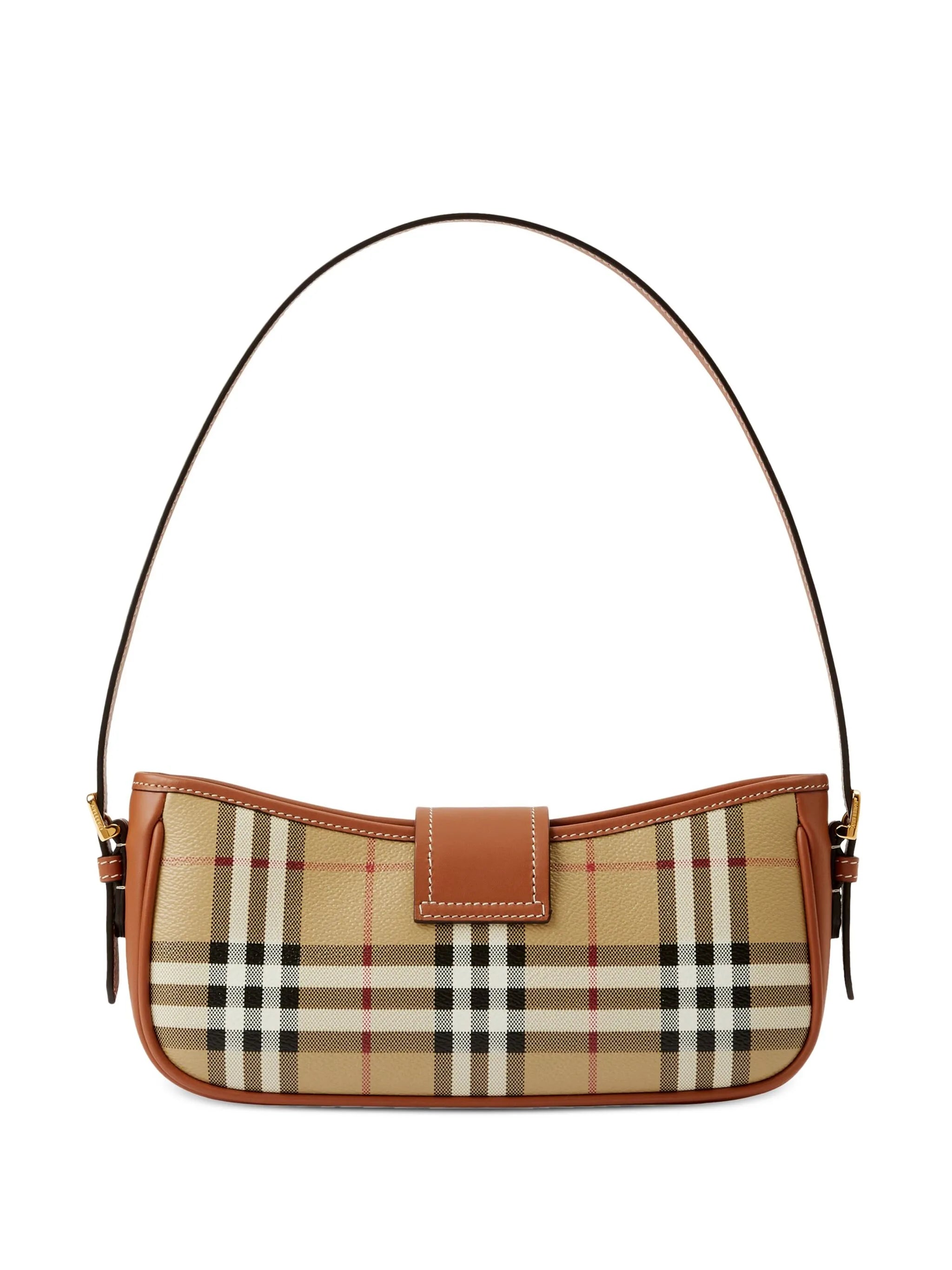 Vintage Check buckled shoulder bag