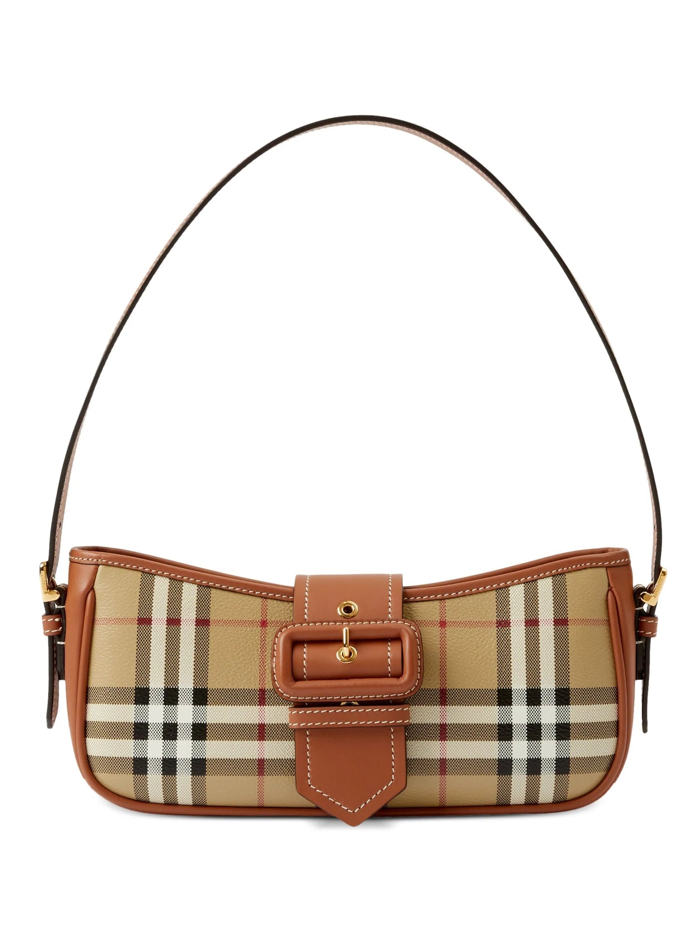 Vintage Check buckled shoulder bag