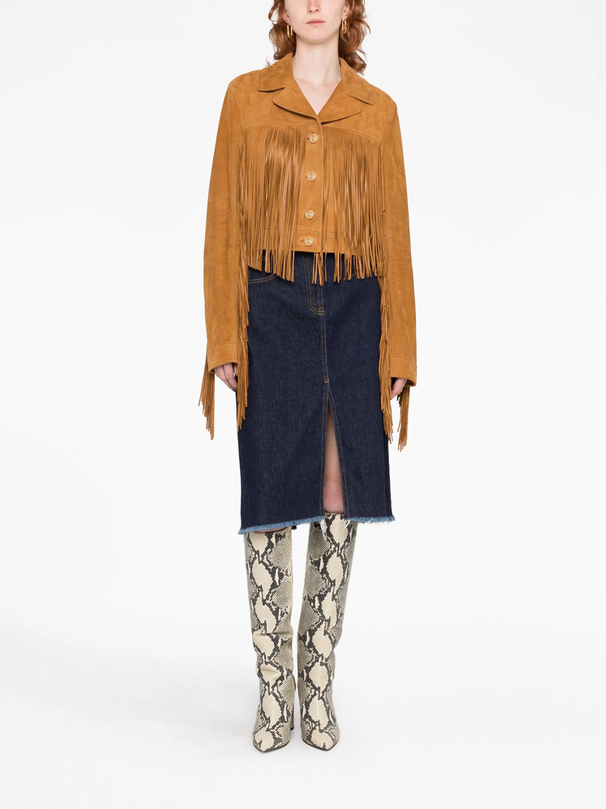 fringed suede jacket