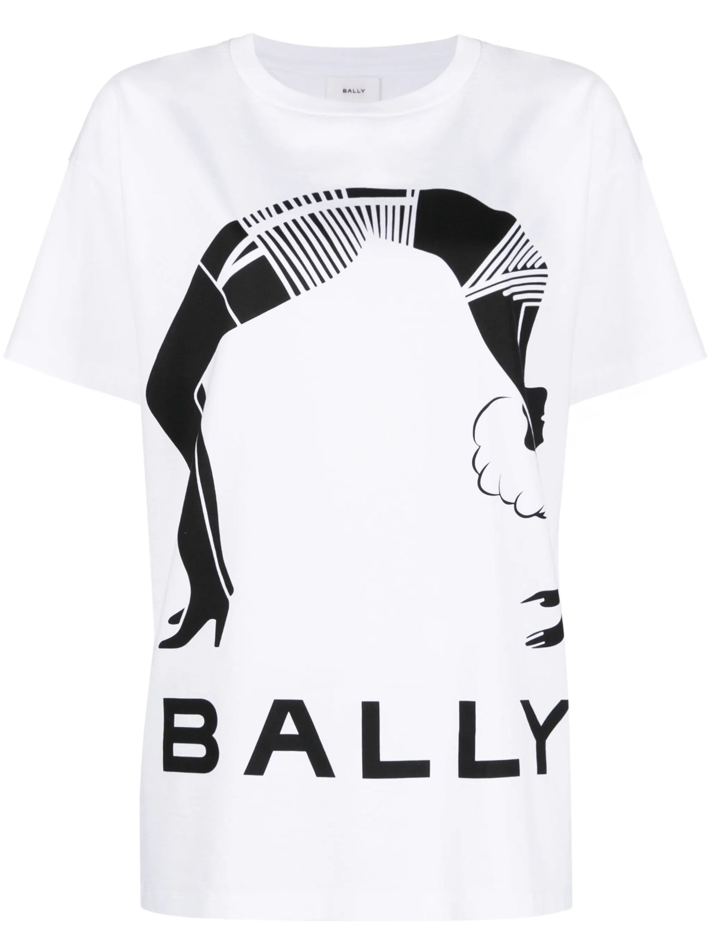 graphic-print organic-cotton T-shirt
