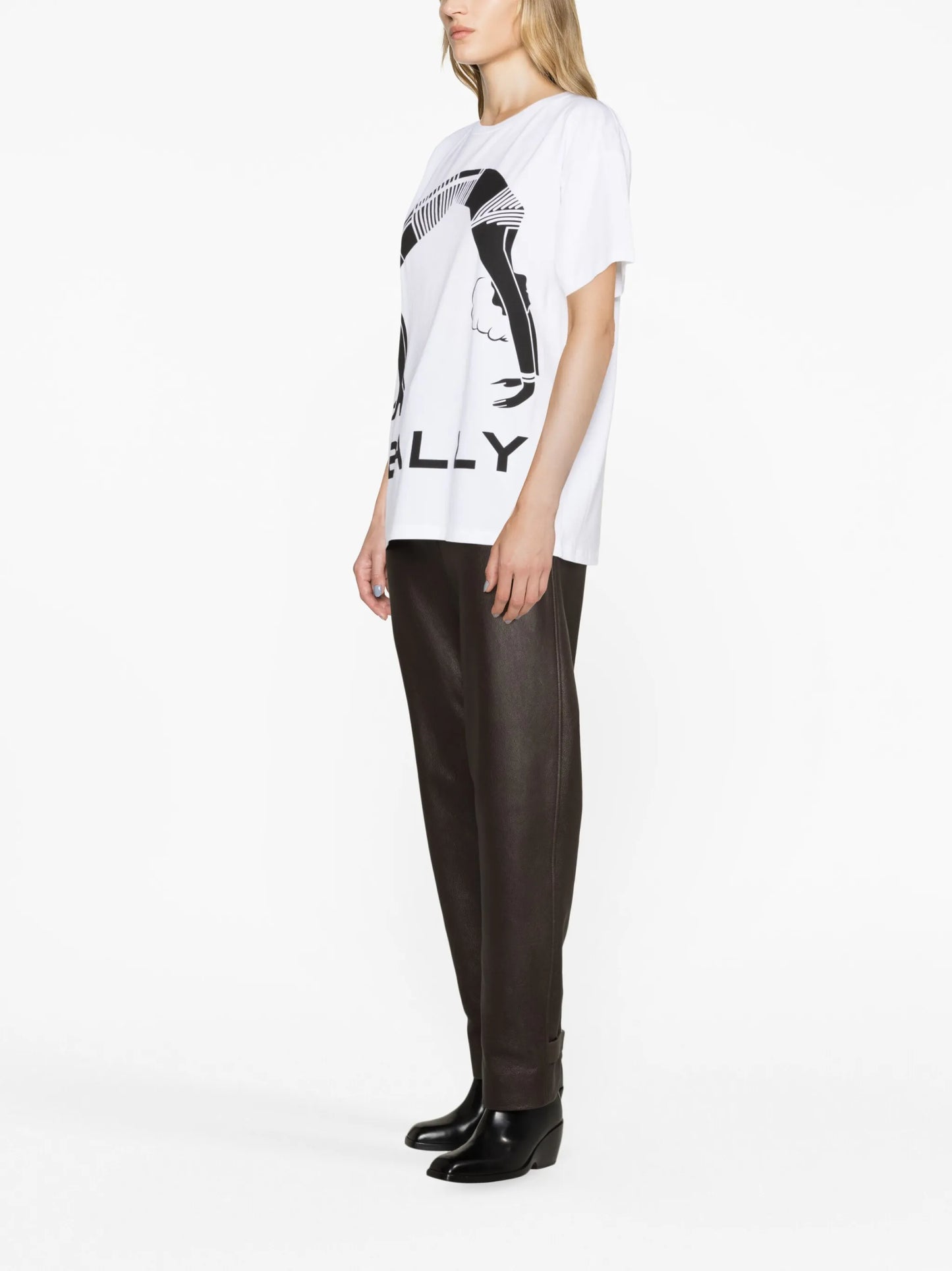 graphic-print organic-cotton T-shirt