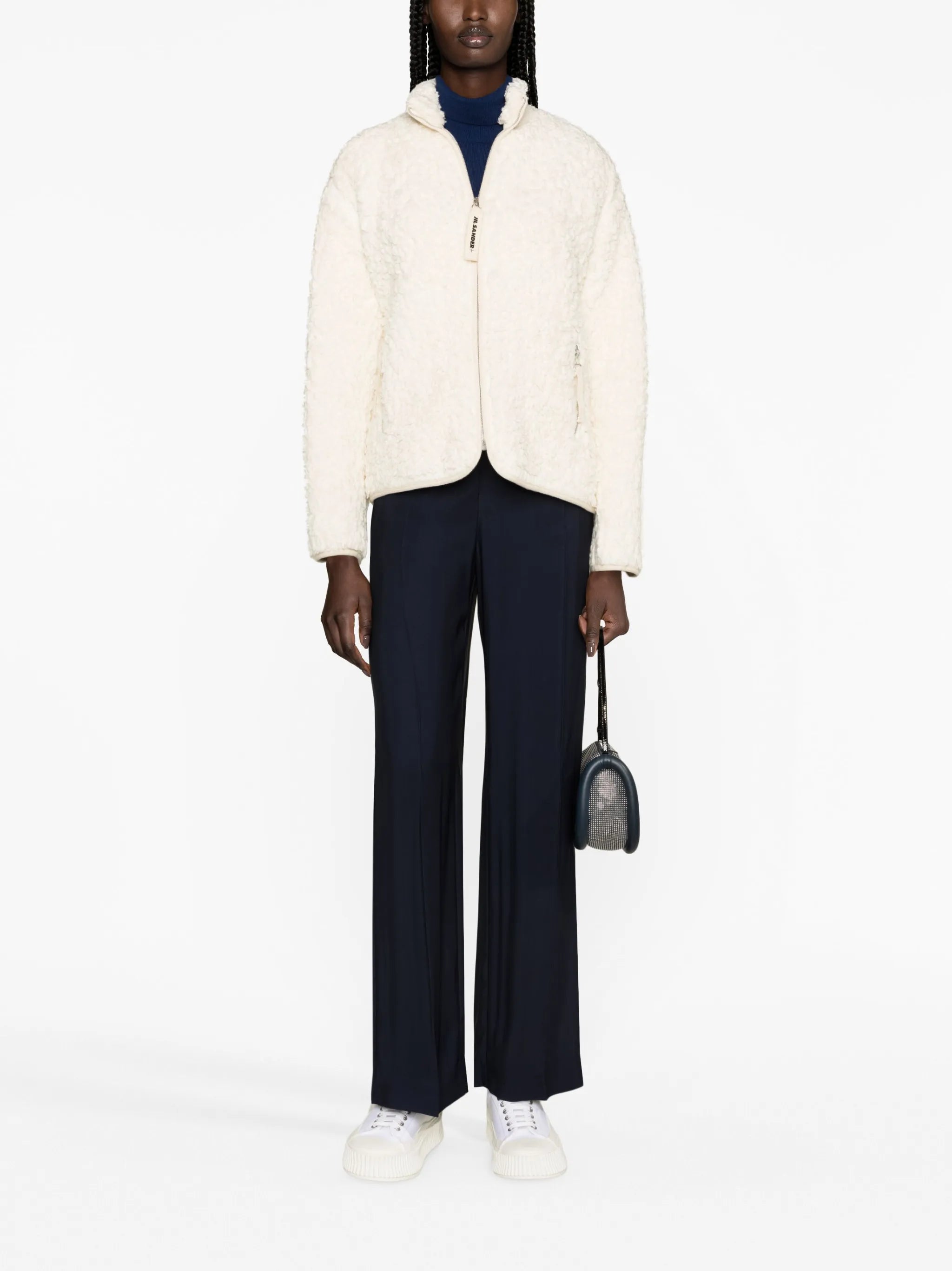 zip-up fleece jacket