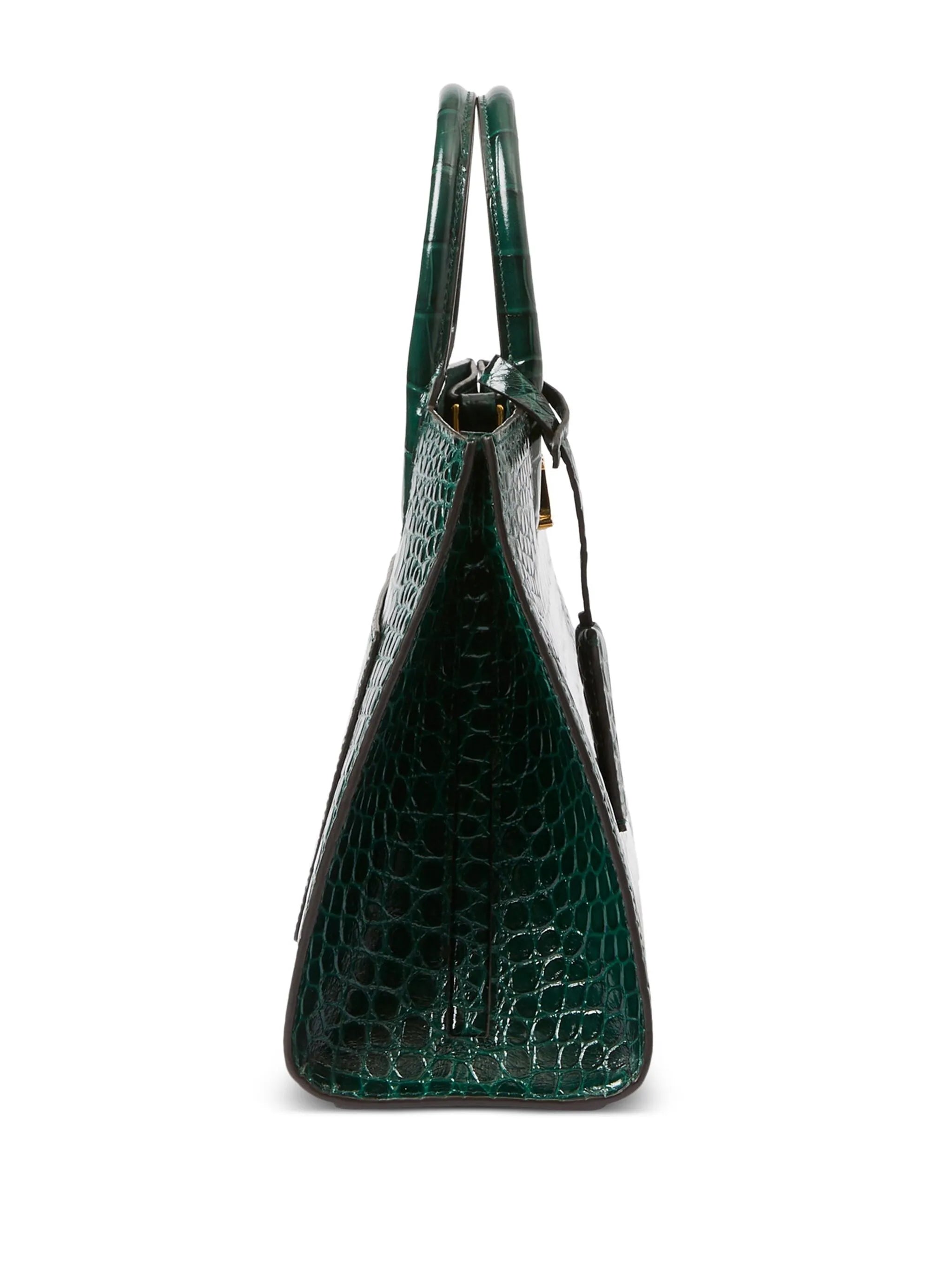 mini Frances croco-embossed tote bag