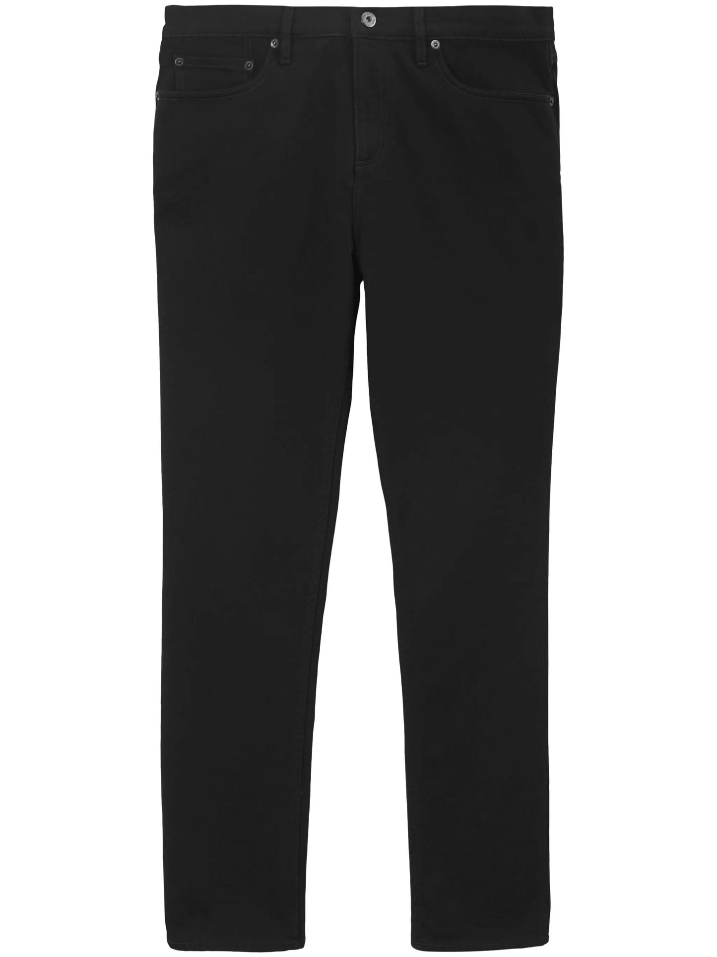 straight-leg stretch-cotton jeans