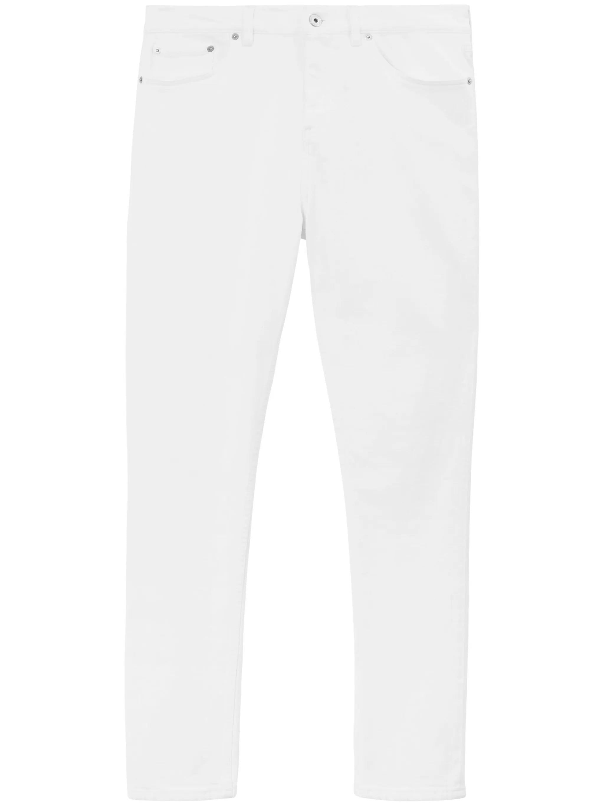 mid-rise slim-fit jeans