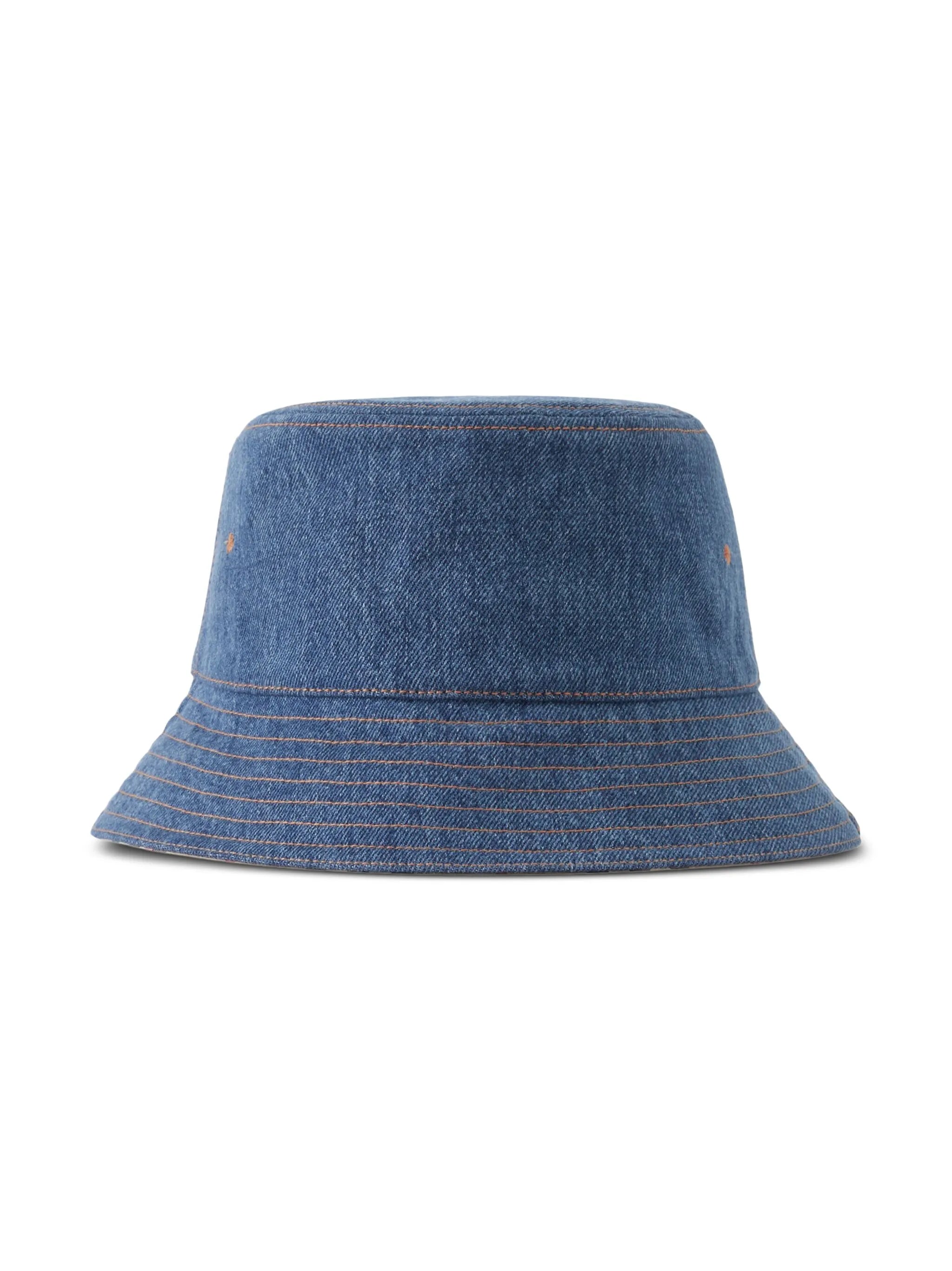 embroidered-logo bucket hat
