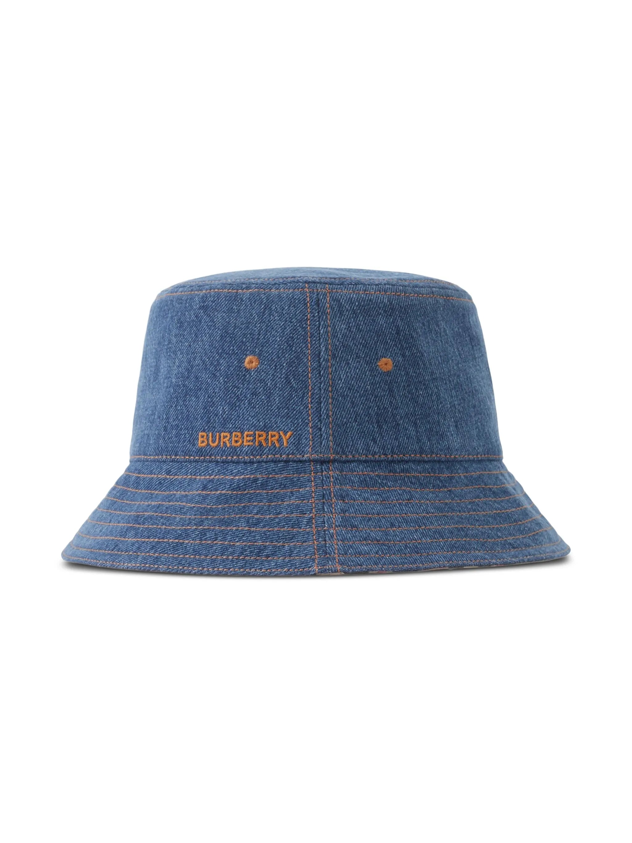embroidered-logo bucket hat