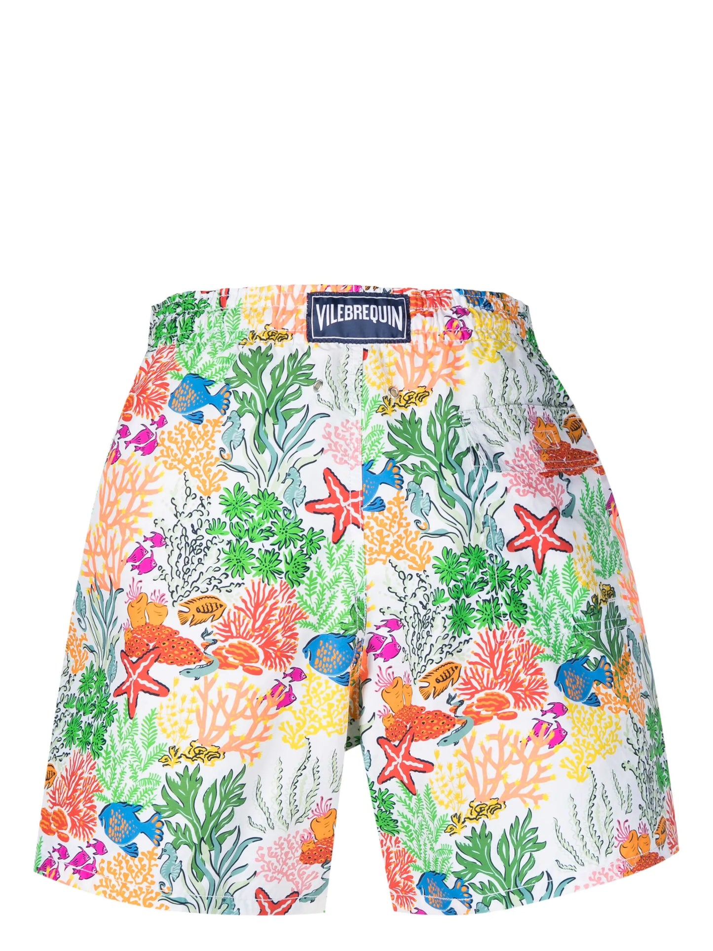 sea-print swim shorts