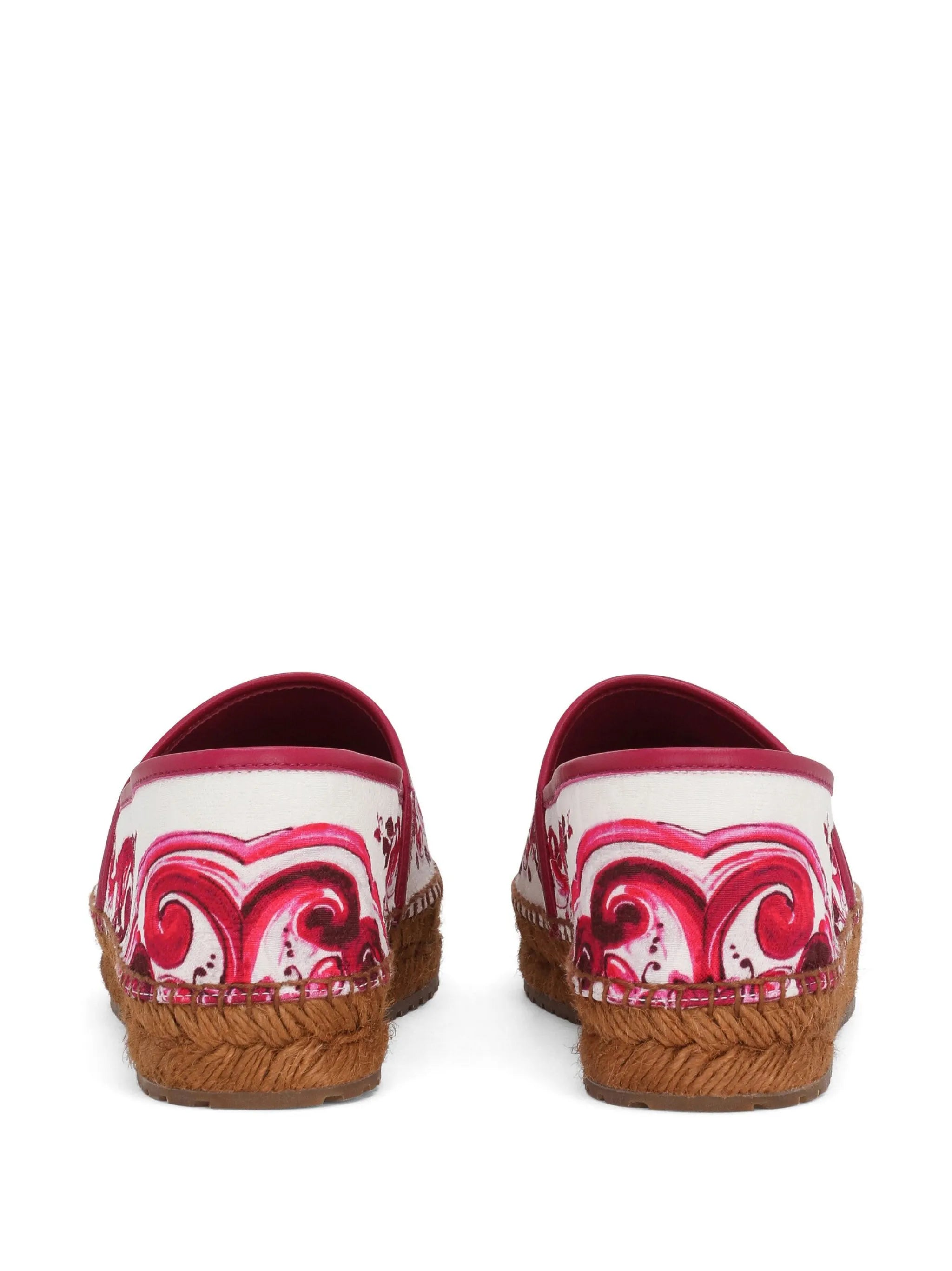 tile-print espadrilles