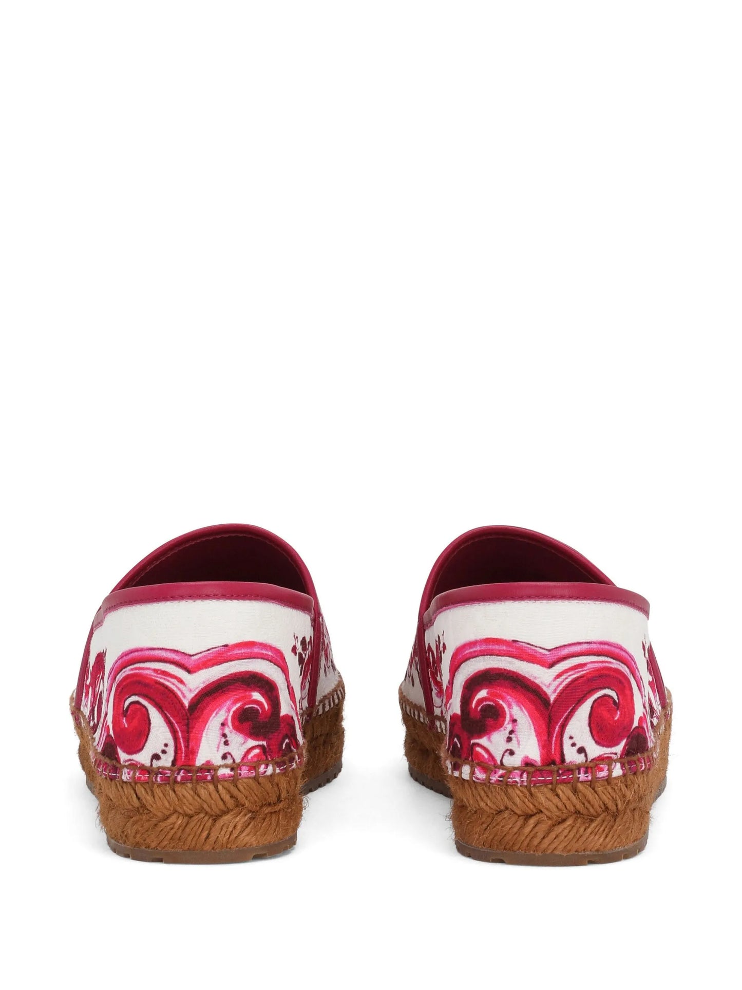 tile-print espadrilles