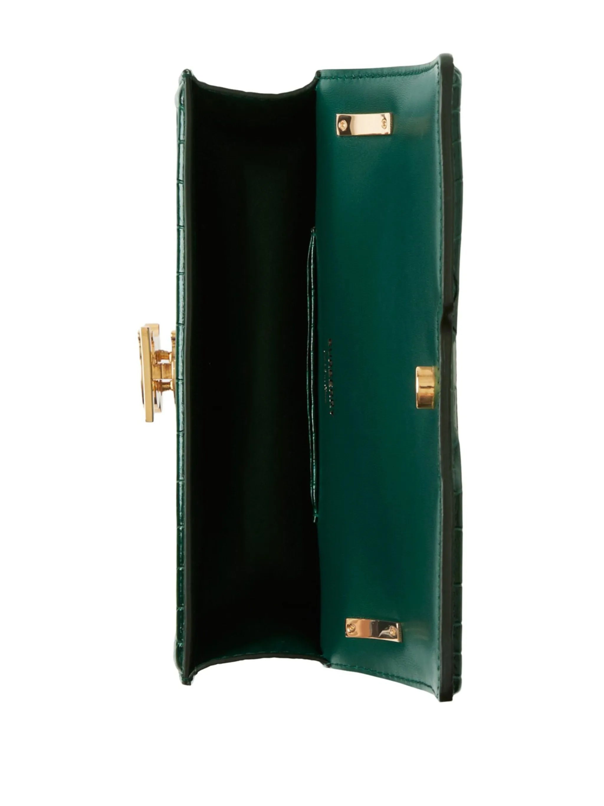 mini TB crocodile-effect crossbody bag