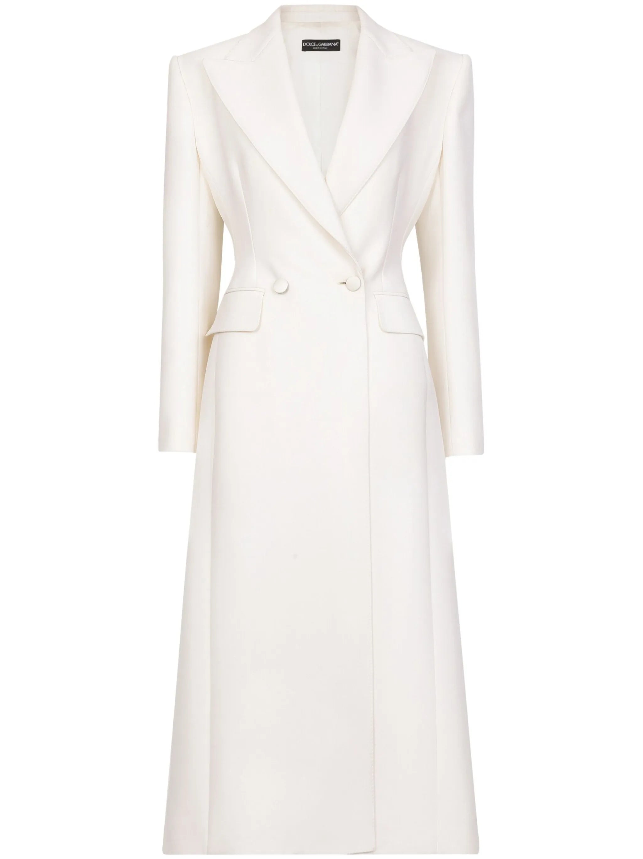 double-breasted long coat