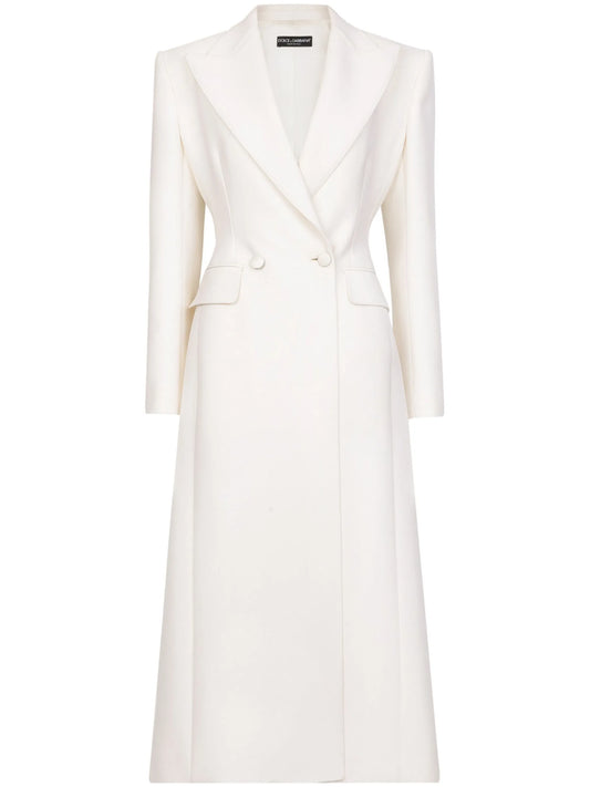 double-breasted long coat