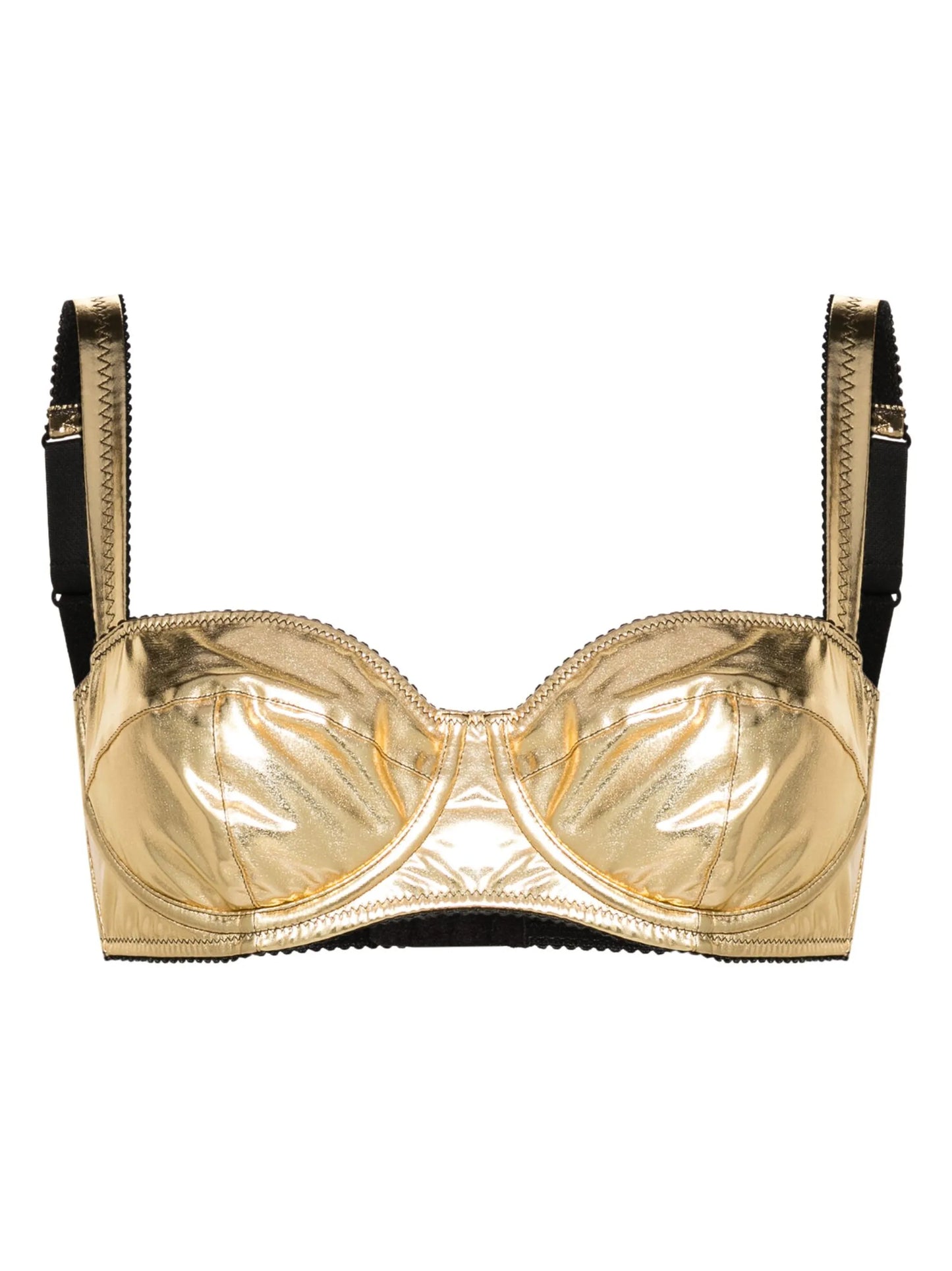 balconette metallic bra