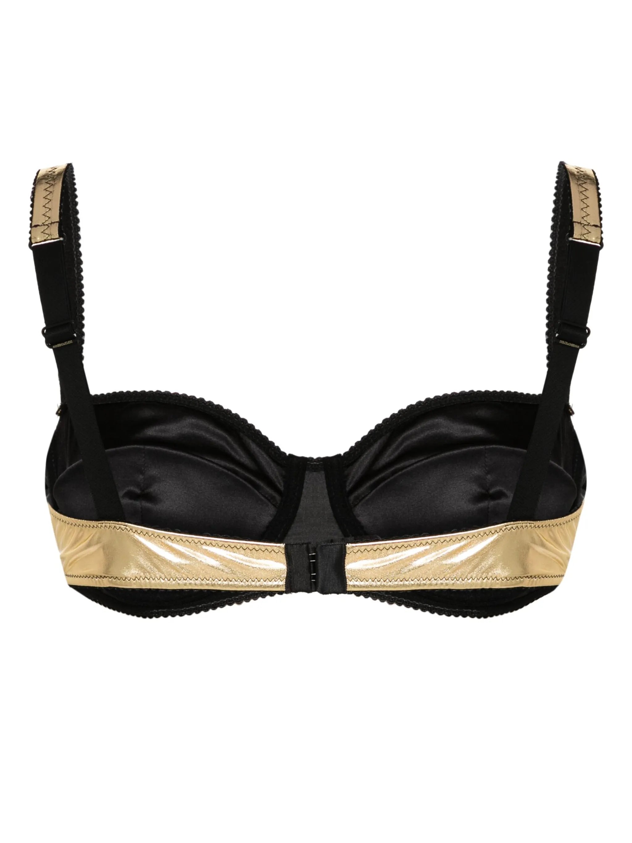 balconette metallic bra