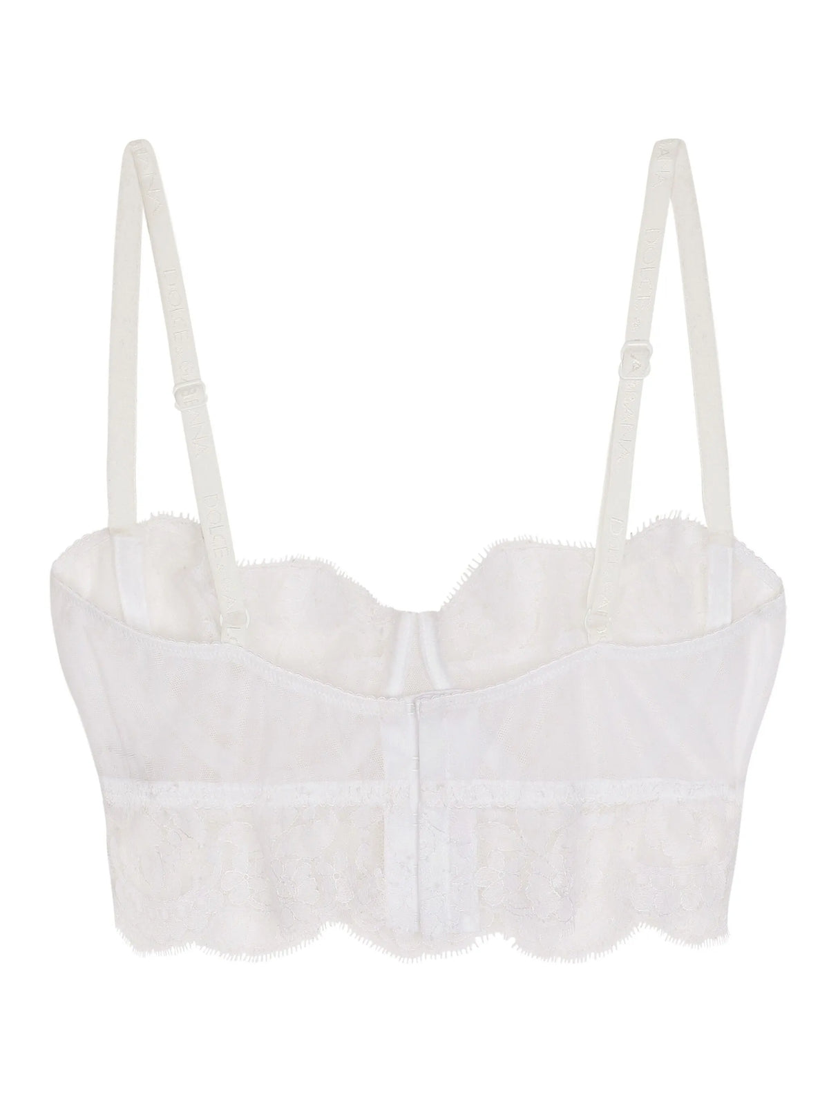 Chantilly-lace balconette bra