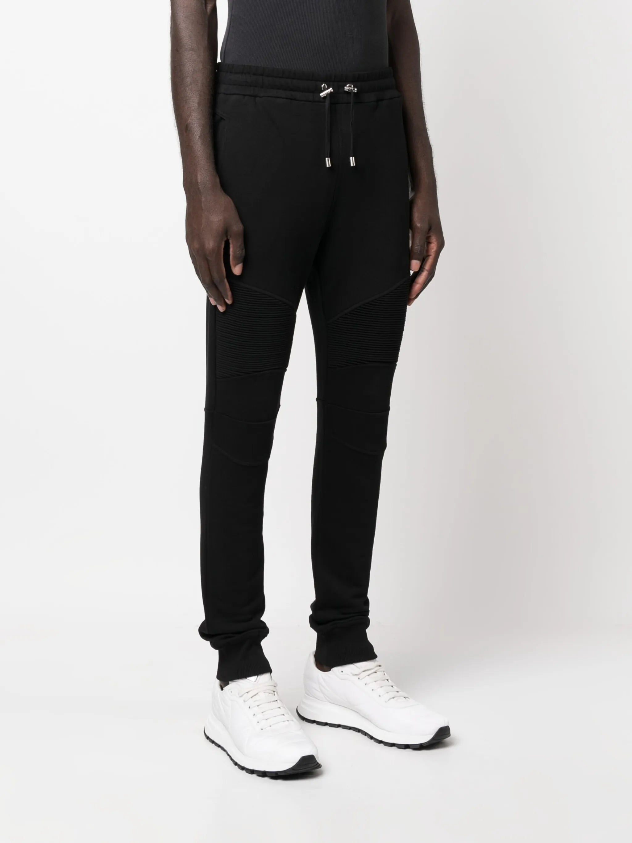 logo-print ribbed track pants