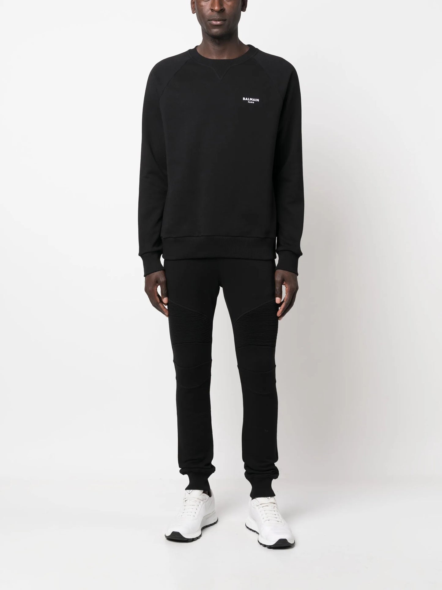 logo-print ribbed track pants