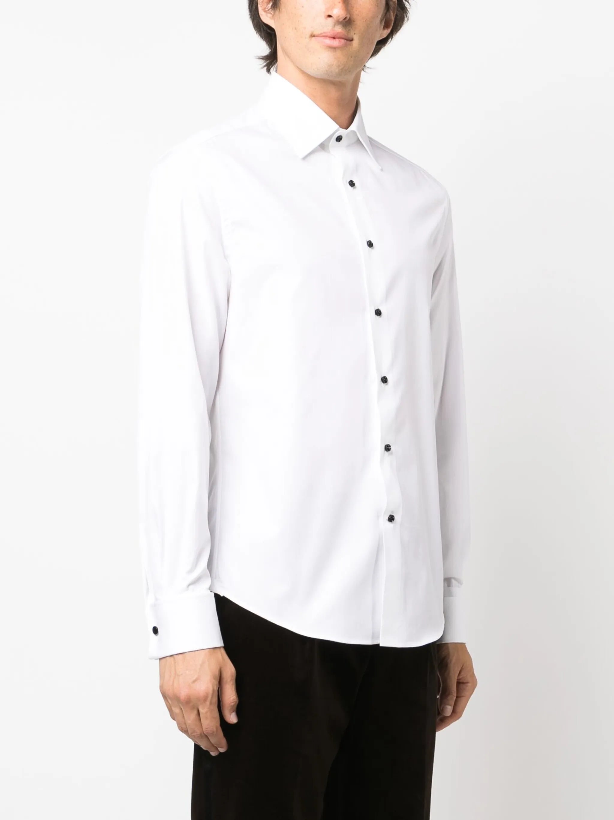 long-sleeve cotton shirt