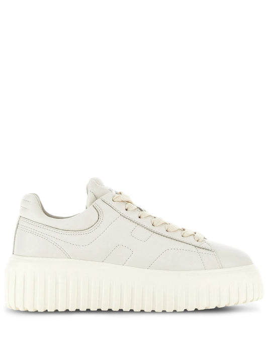 logo-embroidered low-top sneakers